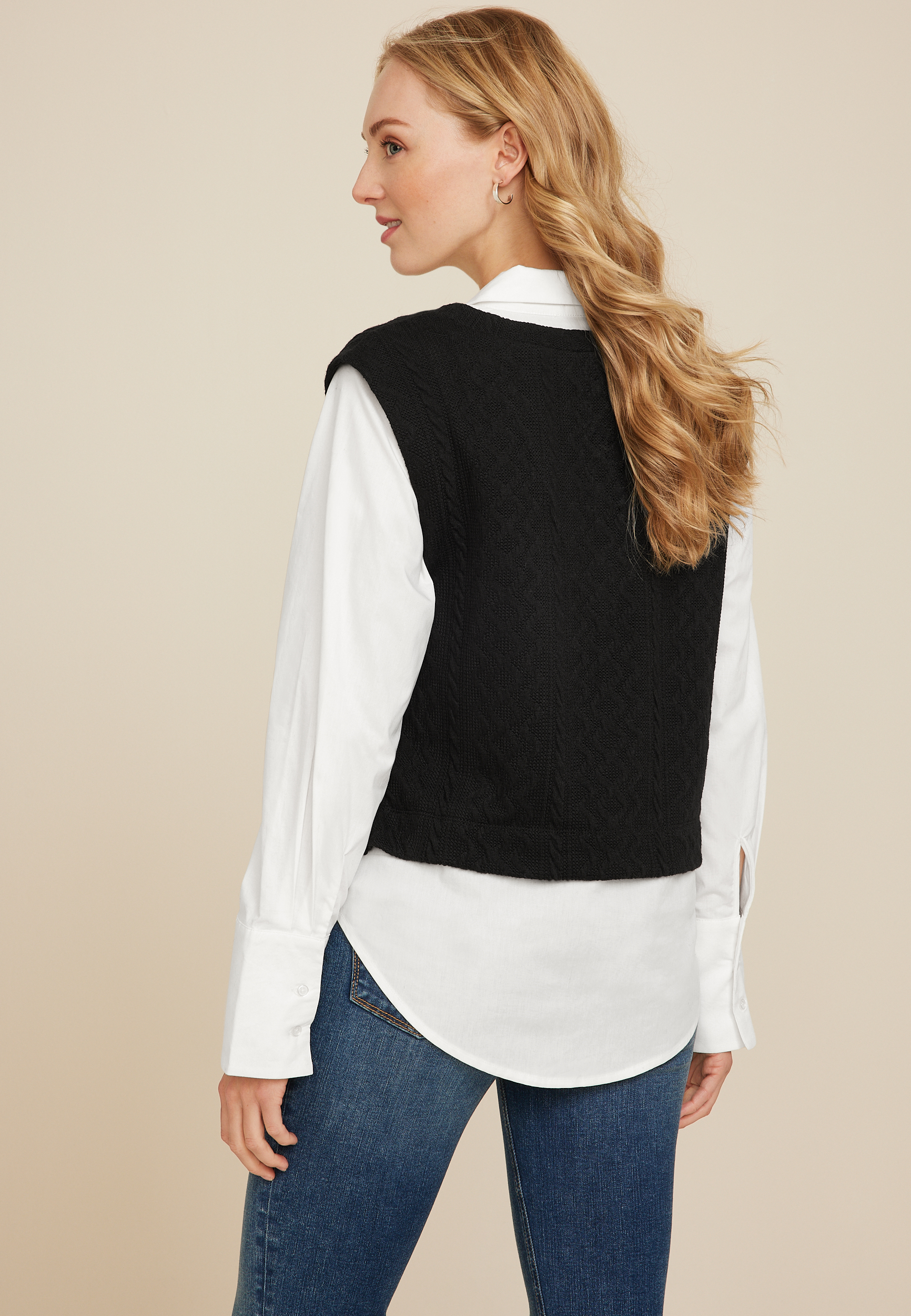 トップス ENFOLD VEST-LAYERED TOPS VEST－LAYERED TOPS（300HS230