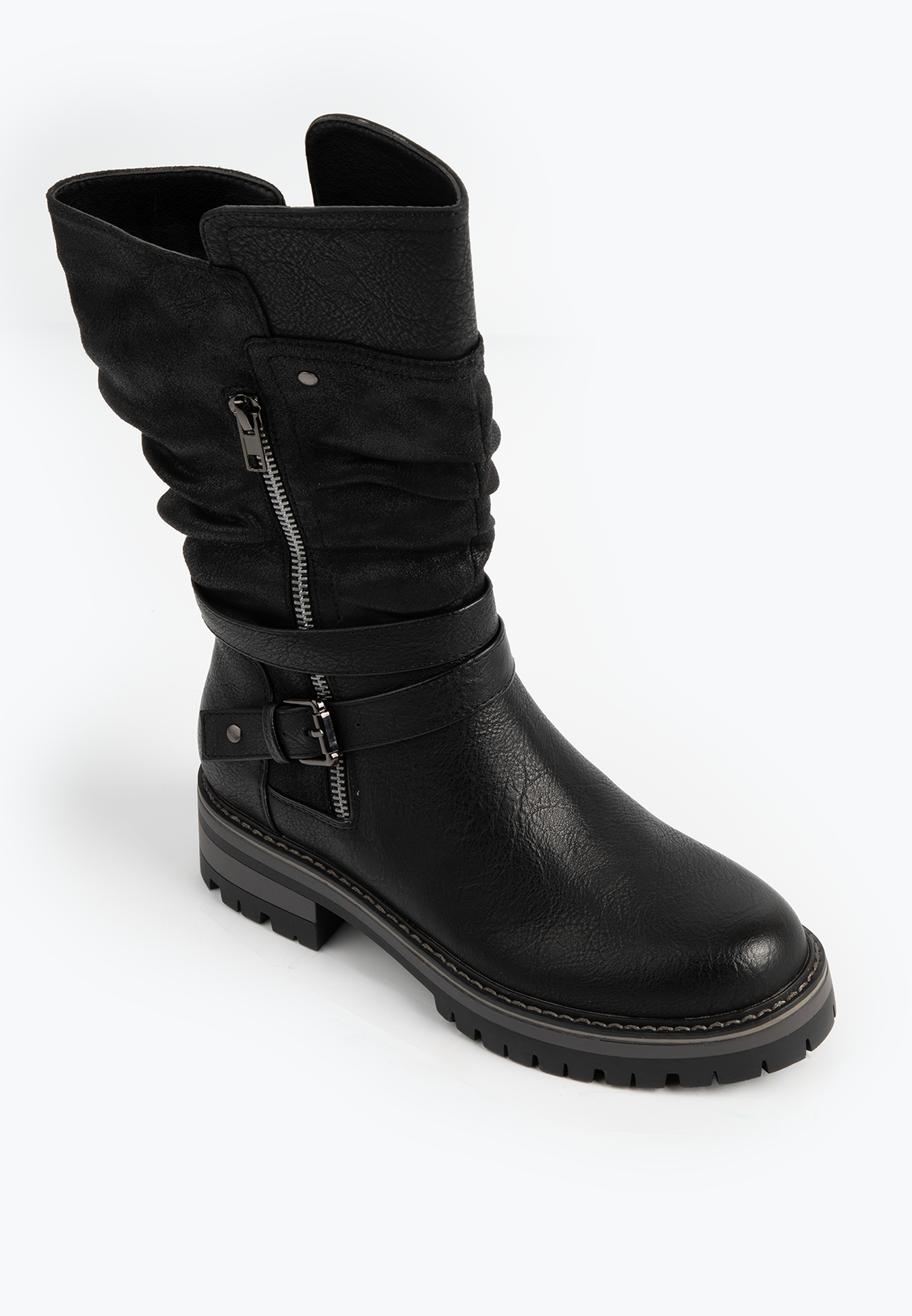 SuperCush Blaire Mid Shaft Moto Boot maurices