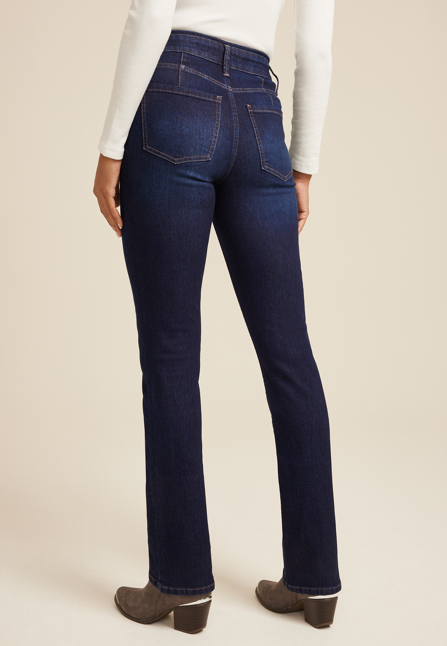 Everflex™ No Gap High Rise Slim Boot Jean maurices
