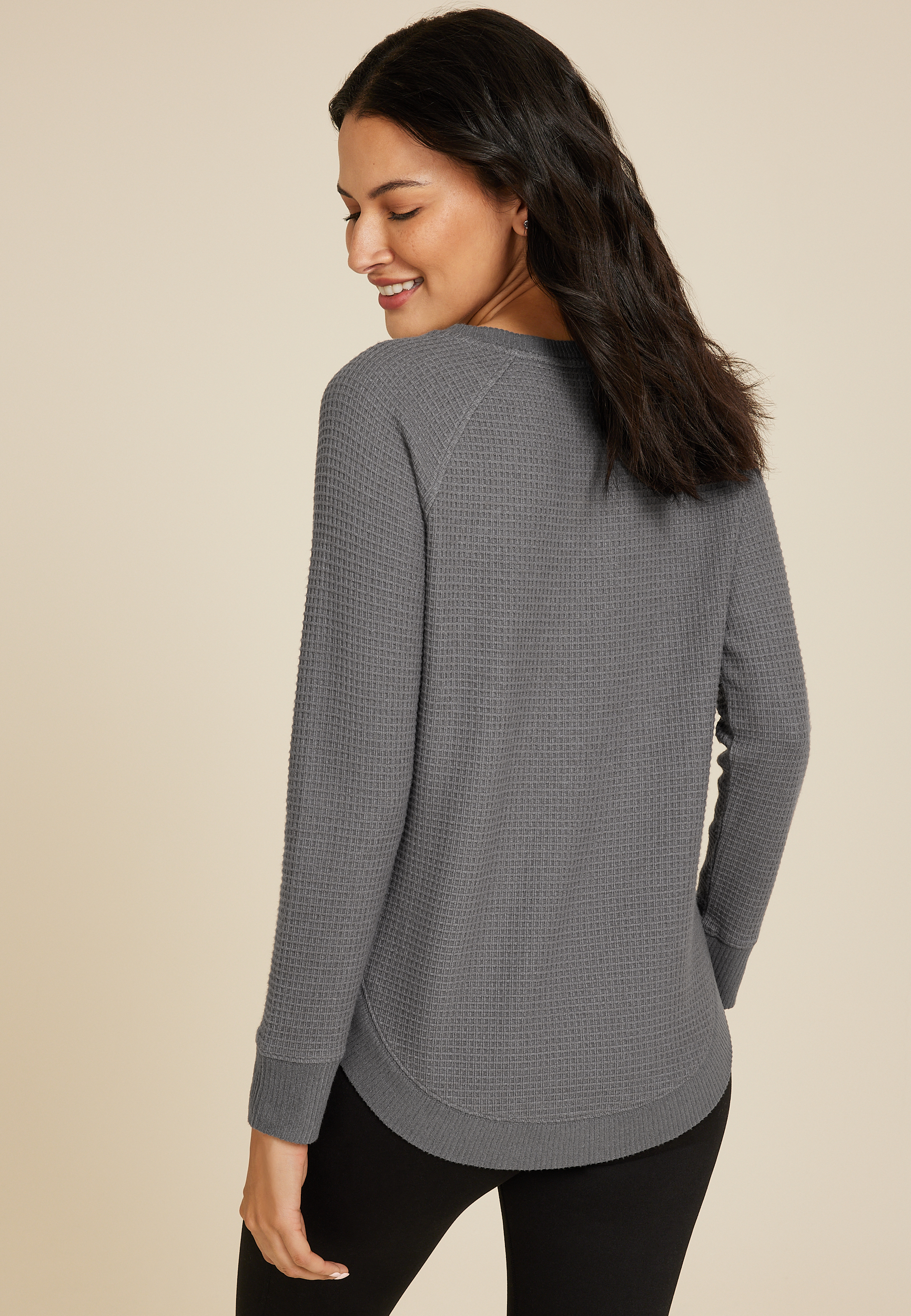 Haven Waffle Tunic Top | maurices