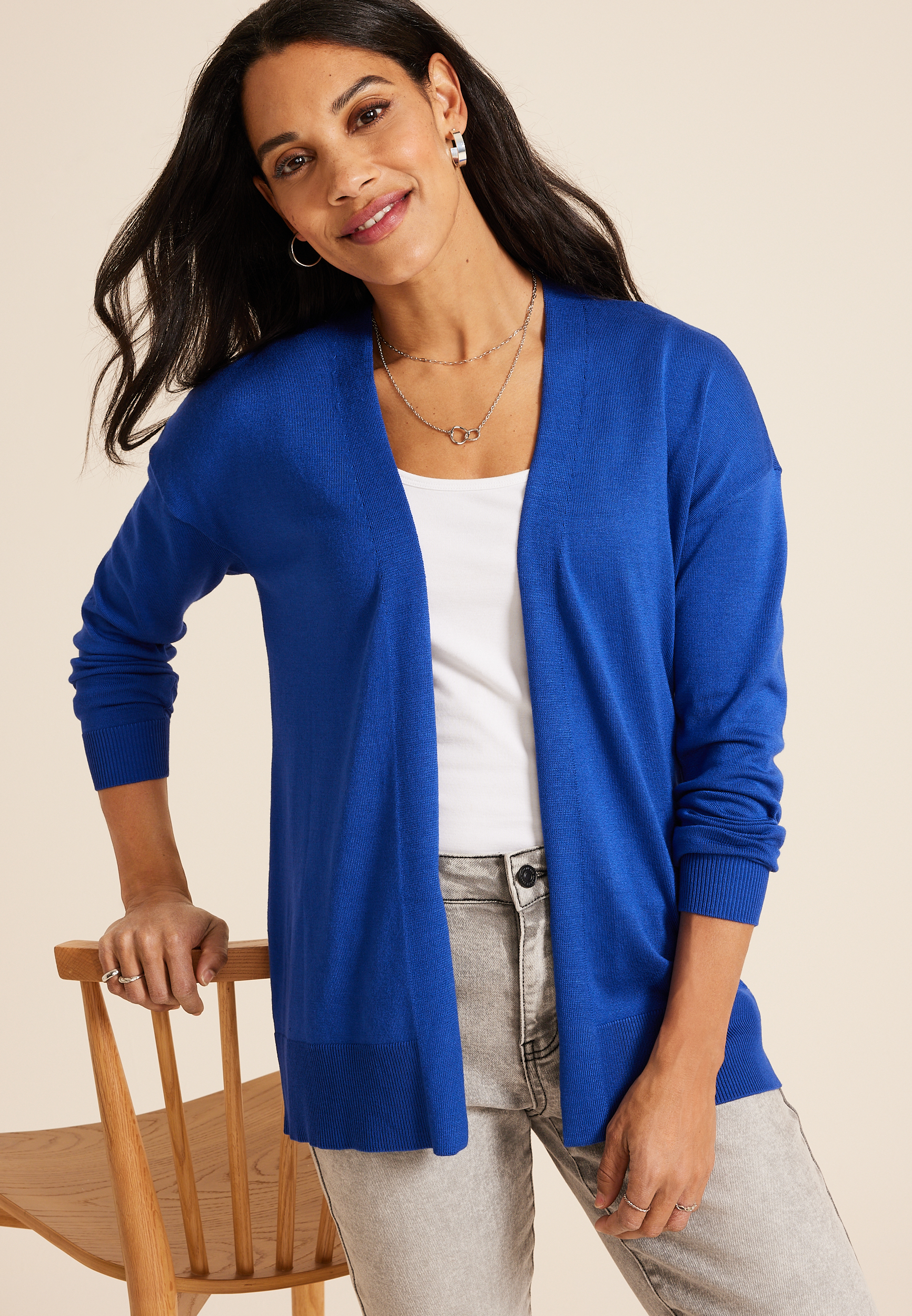 カーディガン BUSTIER SET KNIT CARDIGAN セール】BUSTIER SET KNIT CARDIGAN（カーディガン/ボレロ