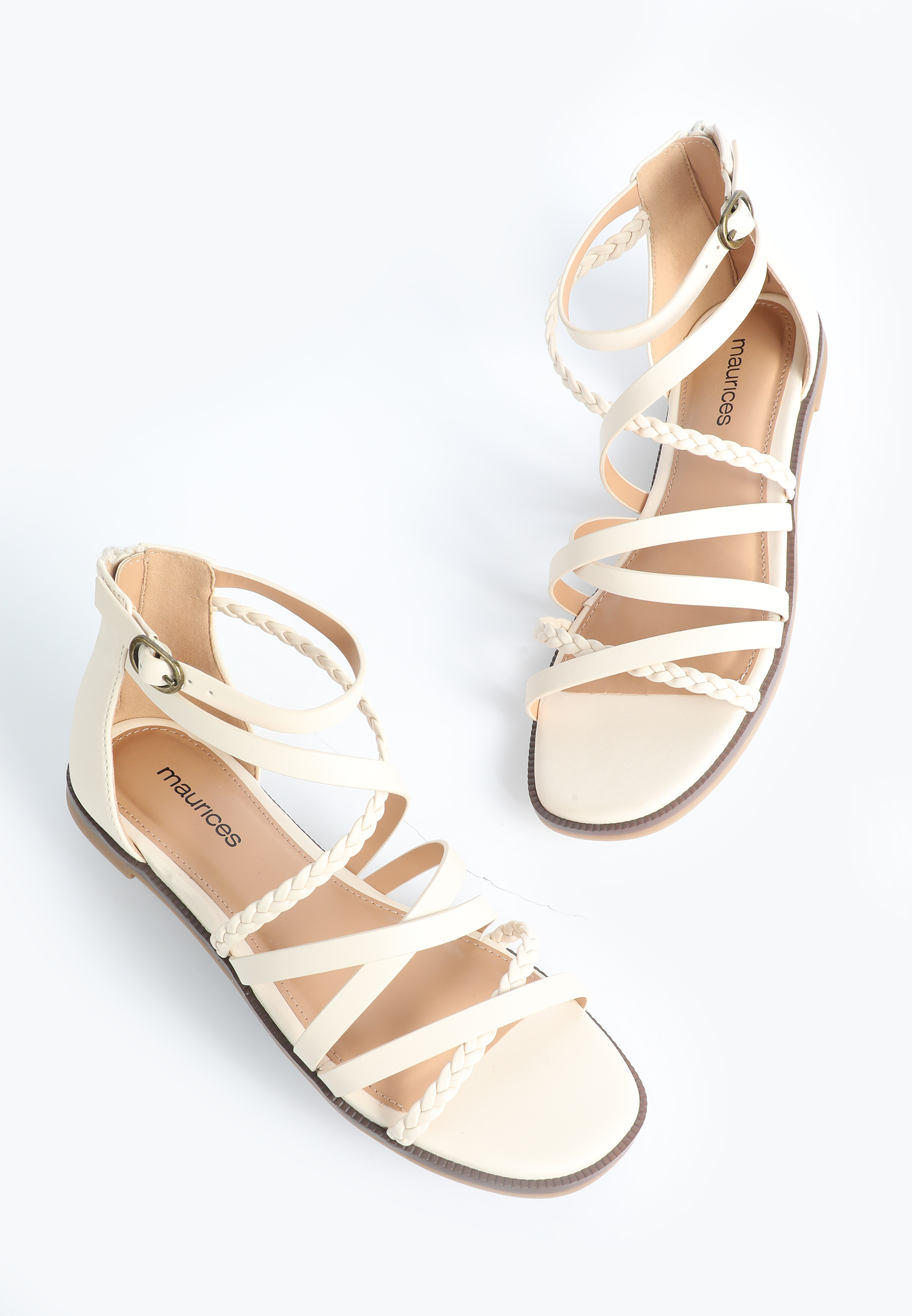 SuperCush Callie Strappy Braided Gladiator Sandal | maurices
