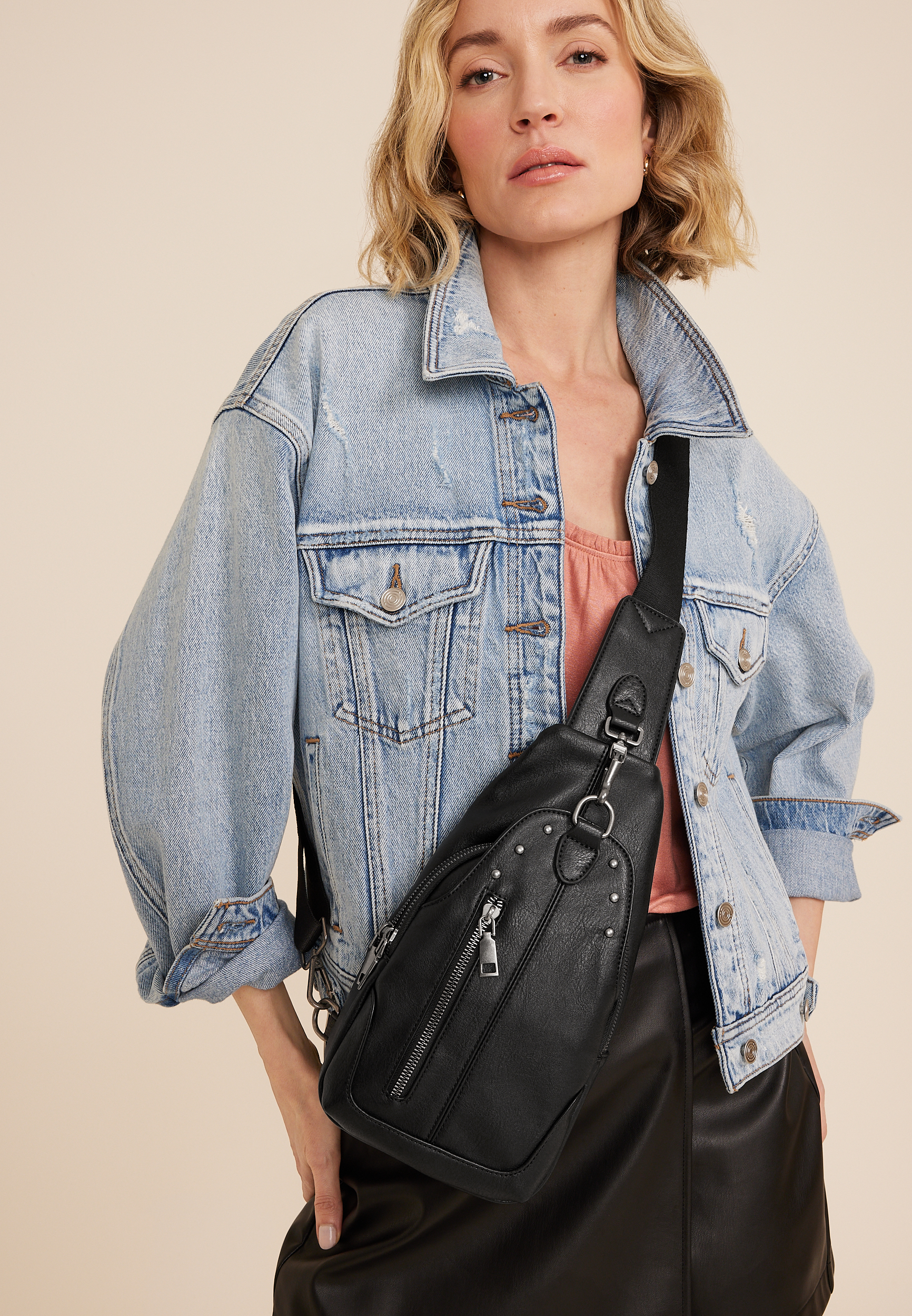 Studded Sling Bag