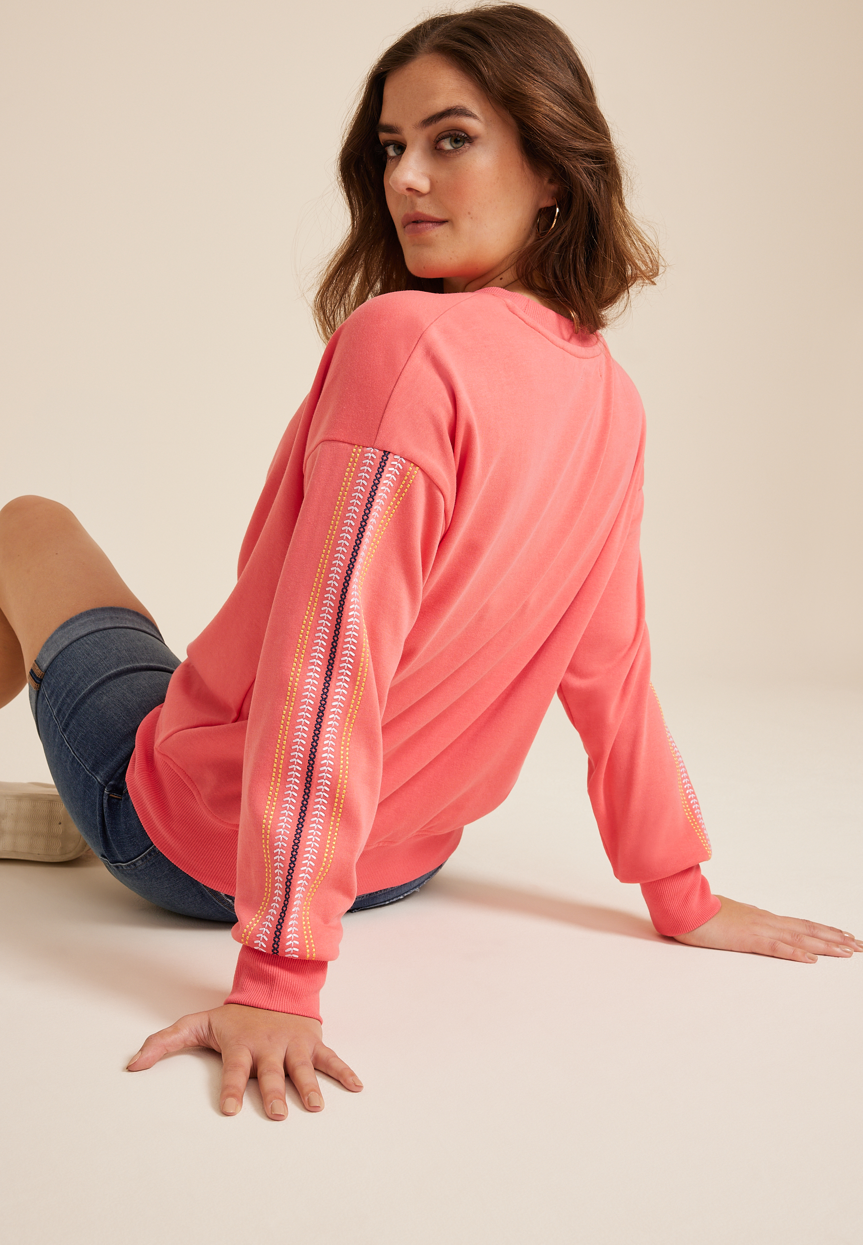 トップス RoseMuse Logo embroidery sweat logo embroidery sweat – BUNNY APARTMENT