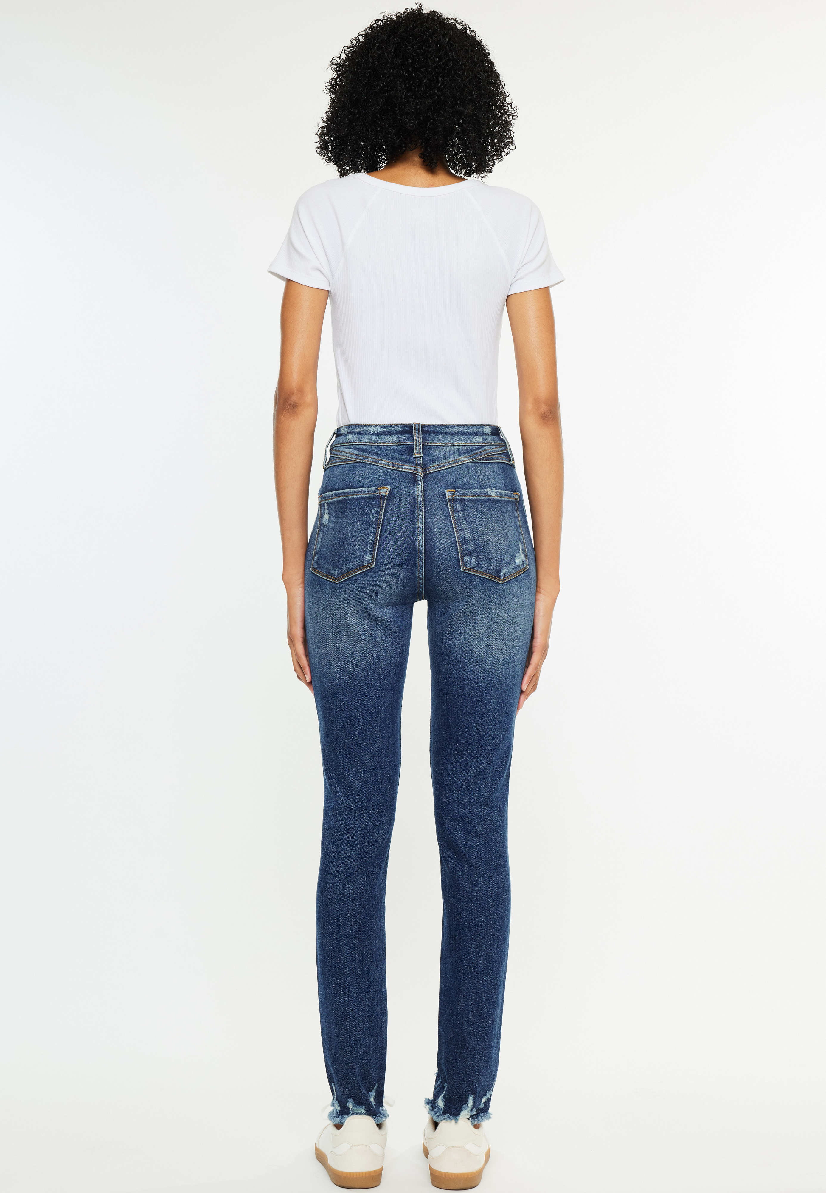 KanCan™ Curvy High Rise Frayed Hem Skinny Jean | maurices