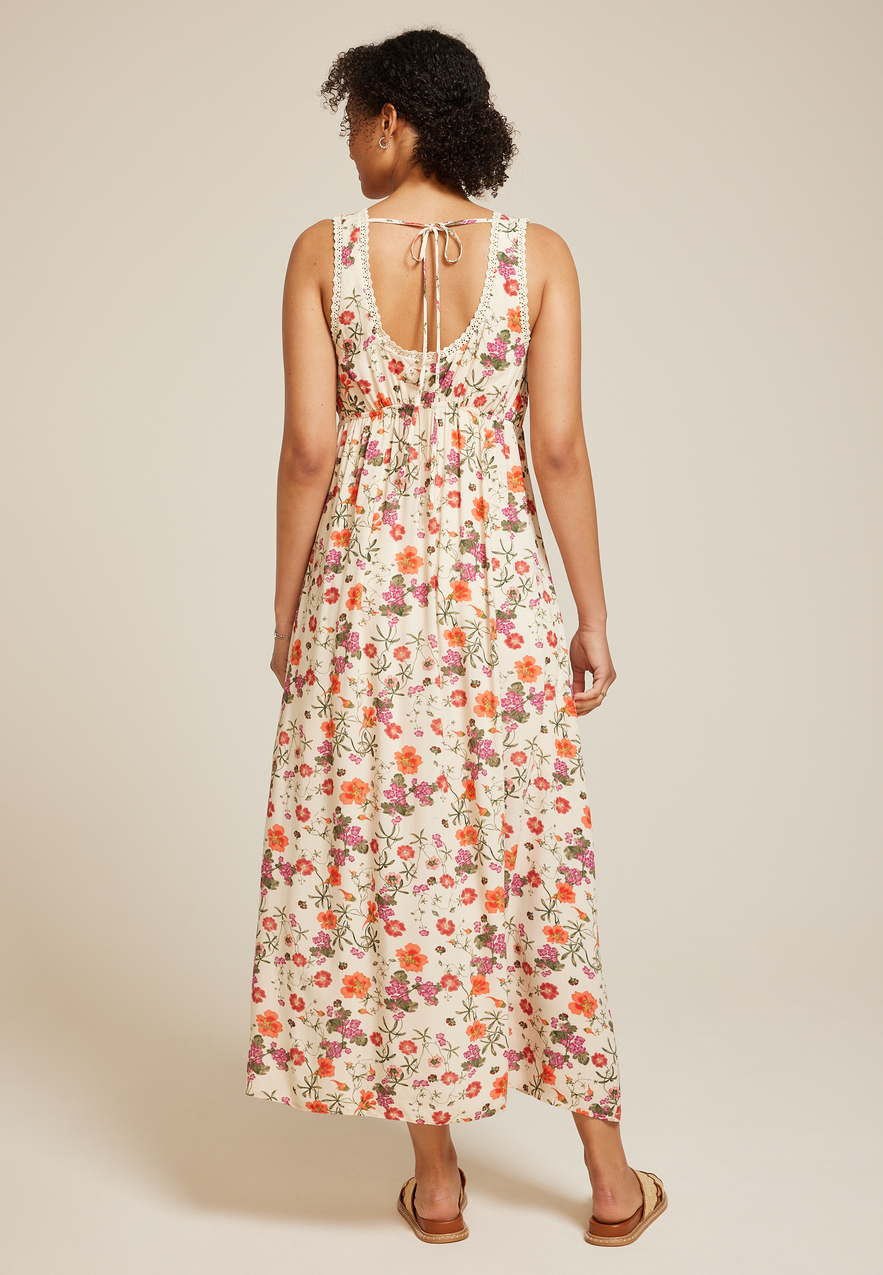 Band Of The Free Floral Maxi Dress | maurices