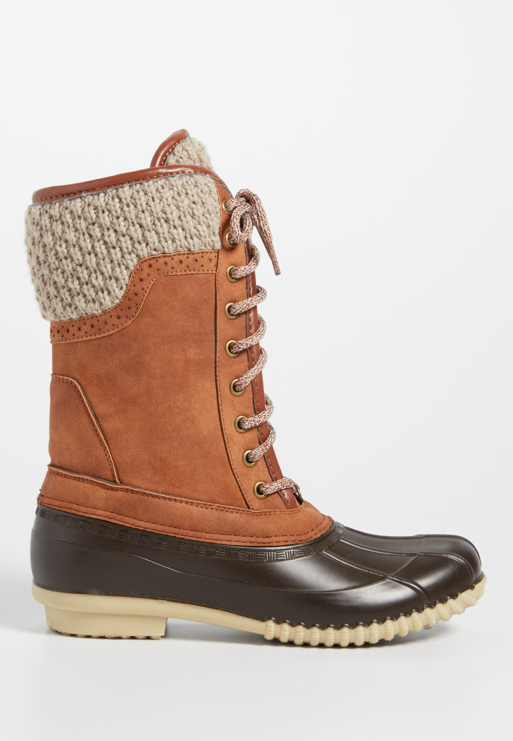 Sweater cuff store duck boot