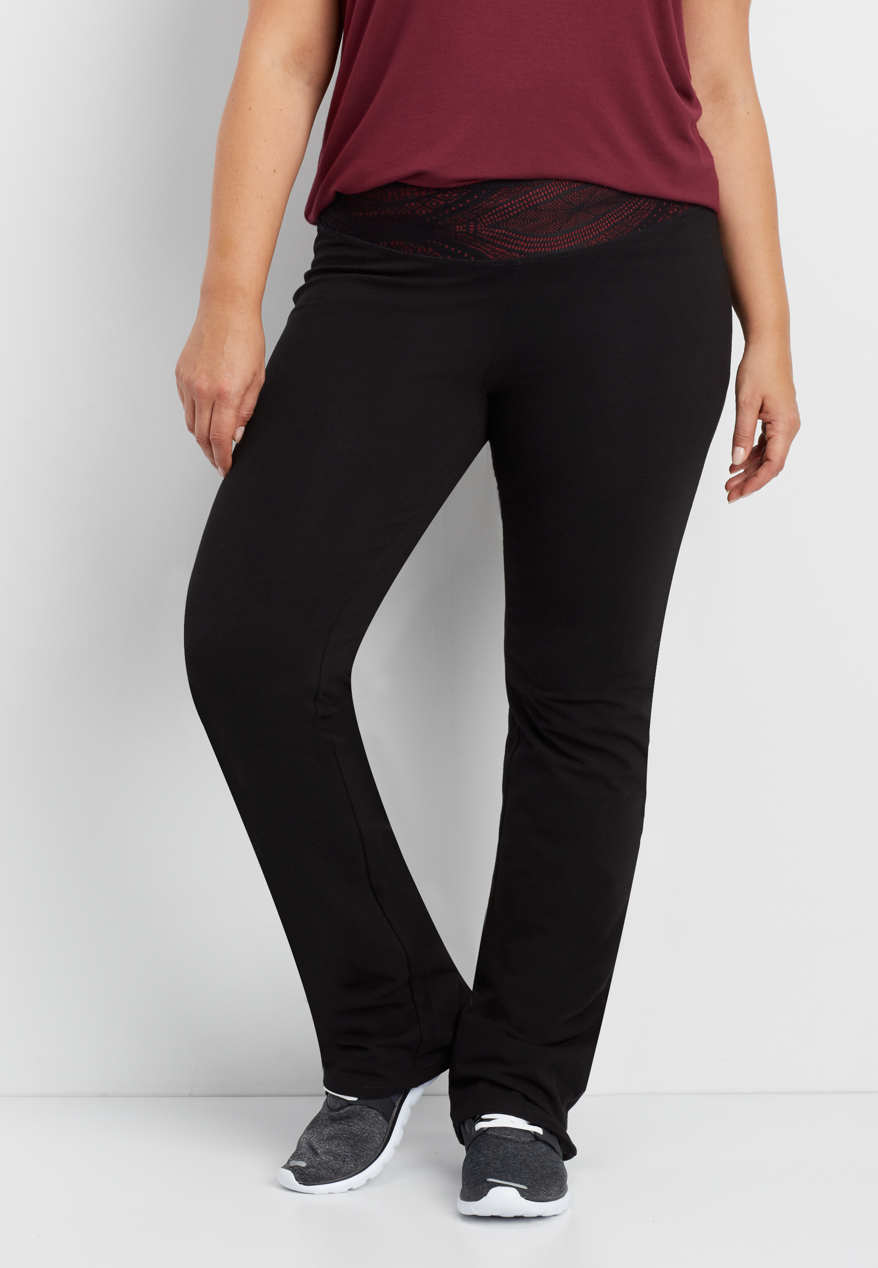 Skinny bootcut best sale yoga pants