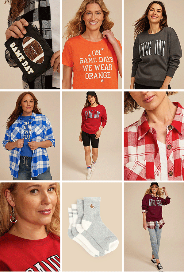 Models wearing maurices clothing.
