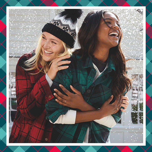 Models wearing maurices clothing.