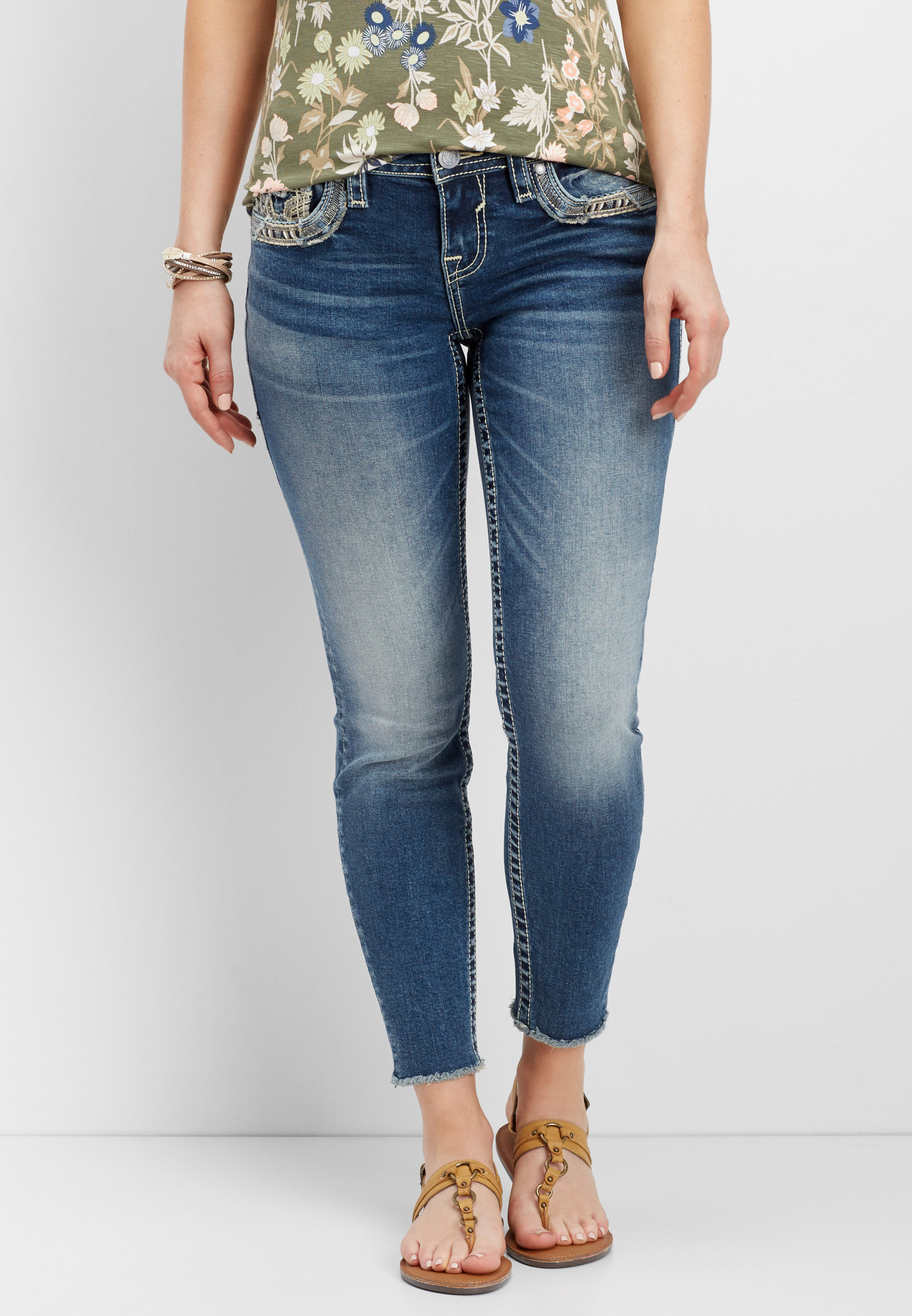 vigoss cropped jeans