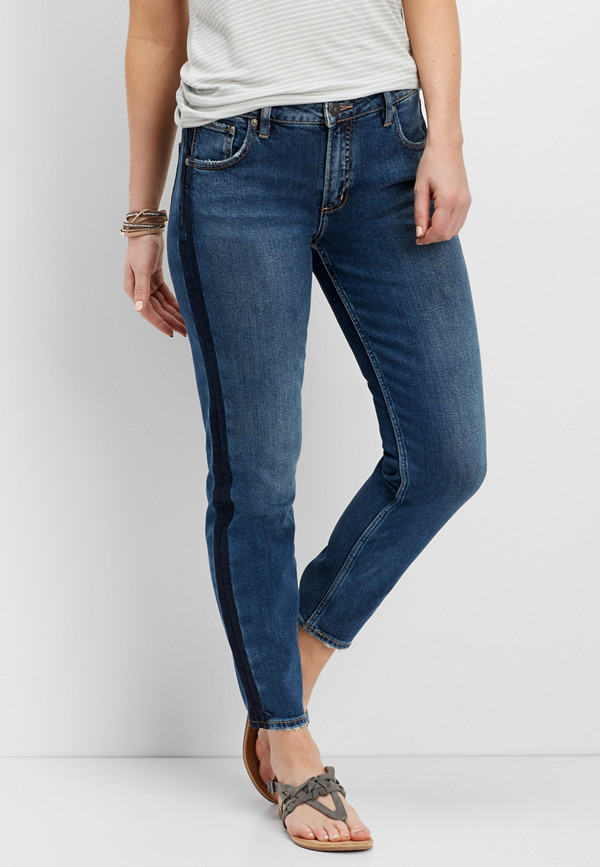 Silver Jeans Co.® vintage side strip skinny jean | maurices