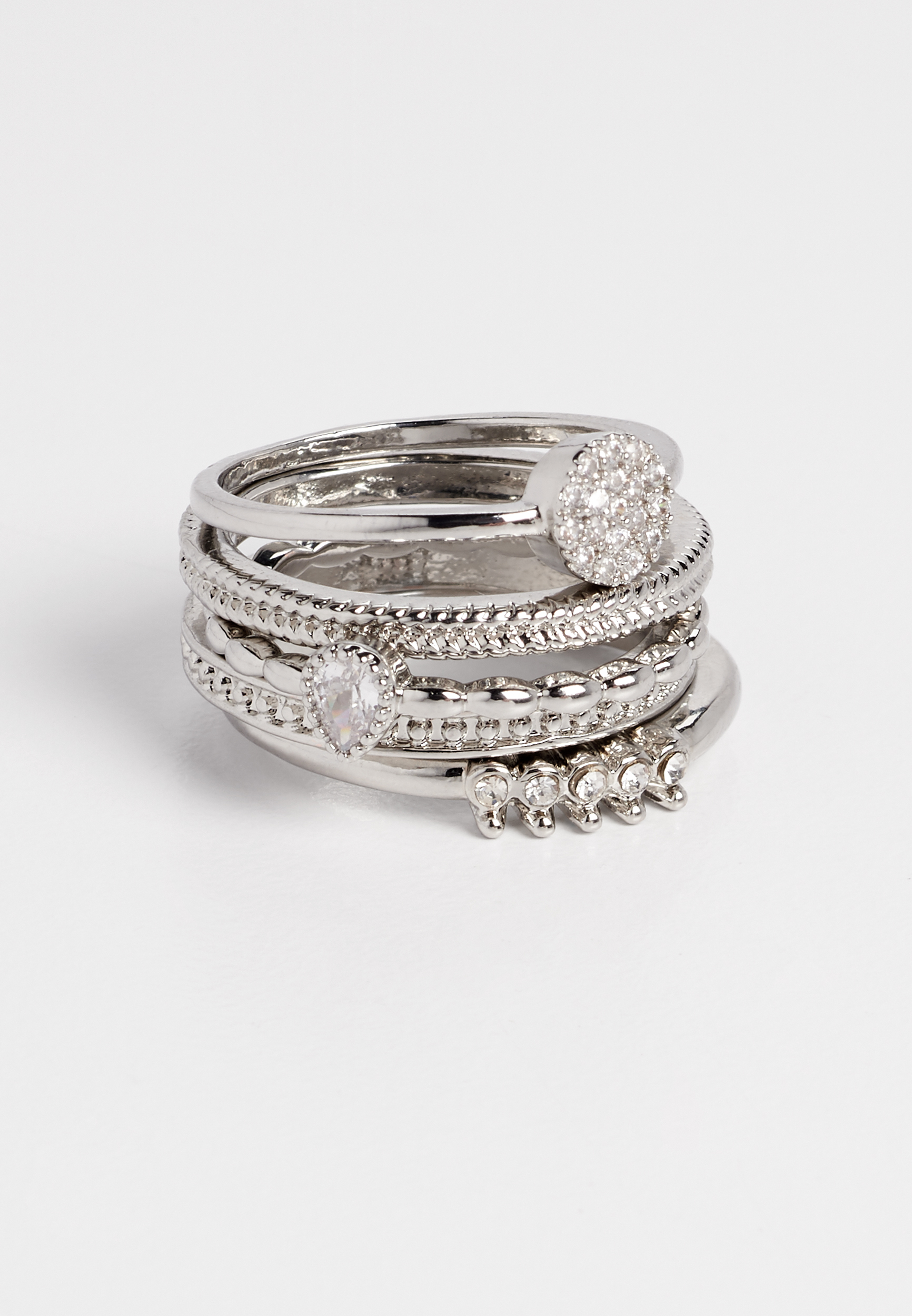 five piece dainty ring set | maurices