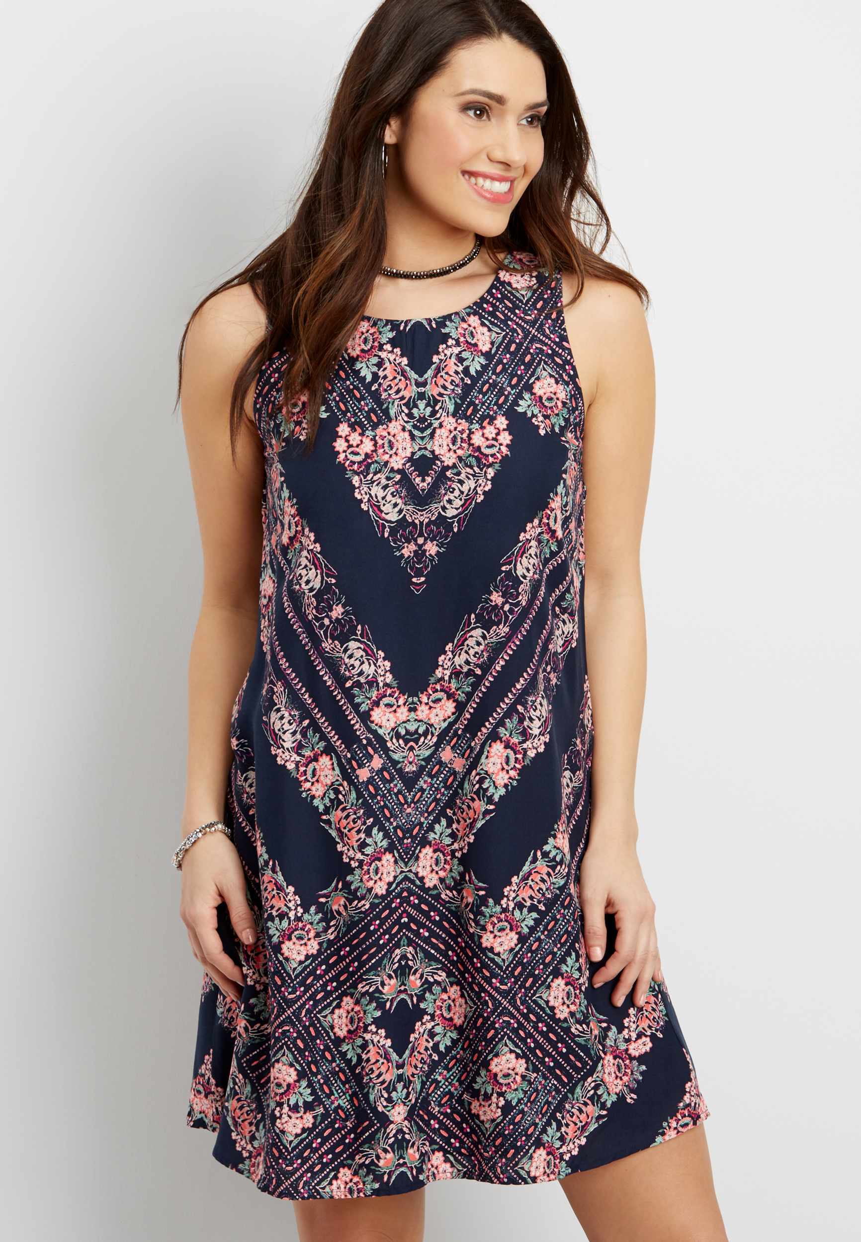 meadow floral tank dress | maurices