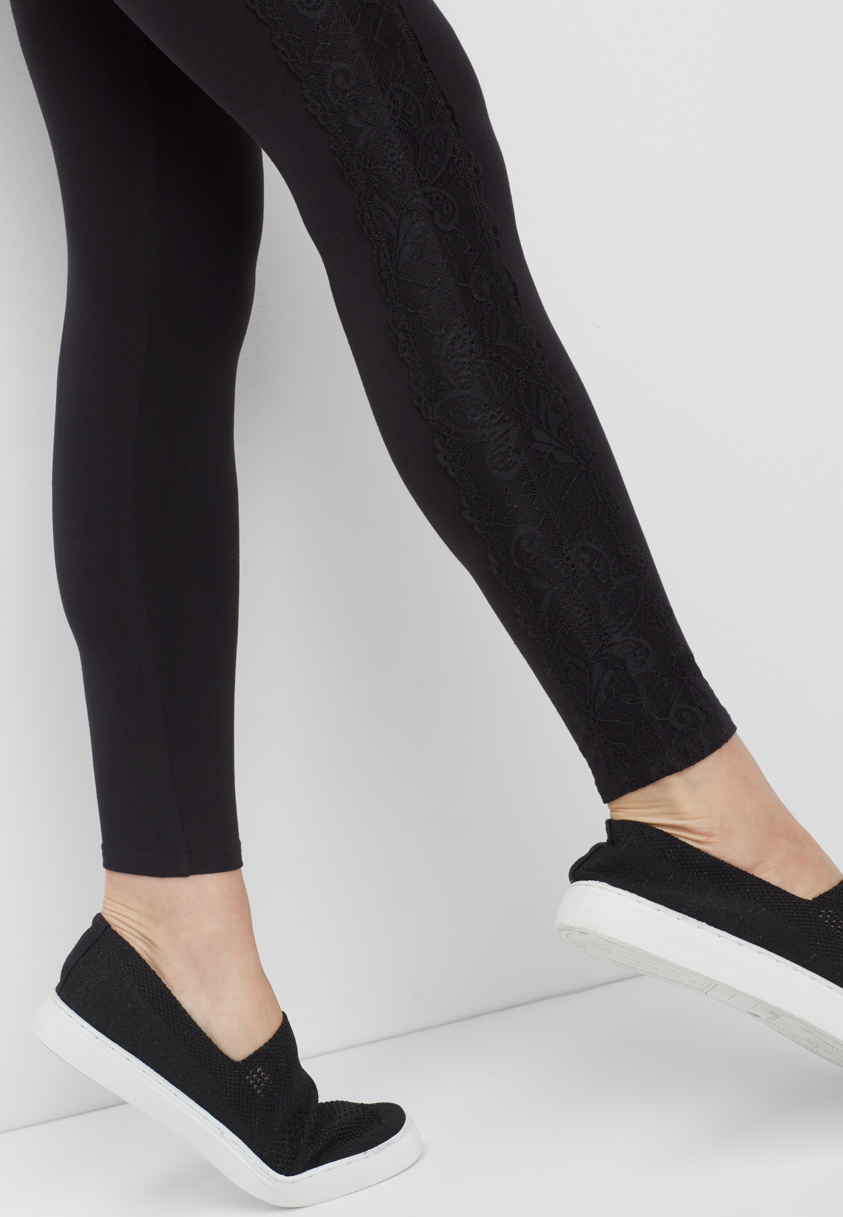 ultra soft lace side legging maurices