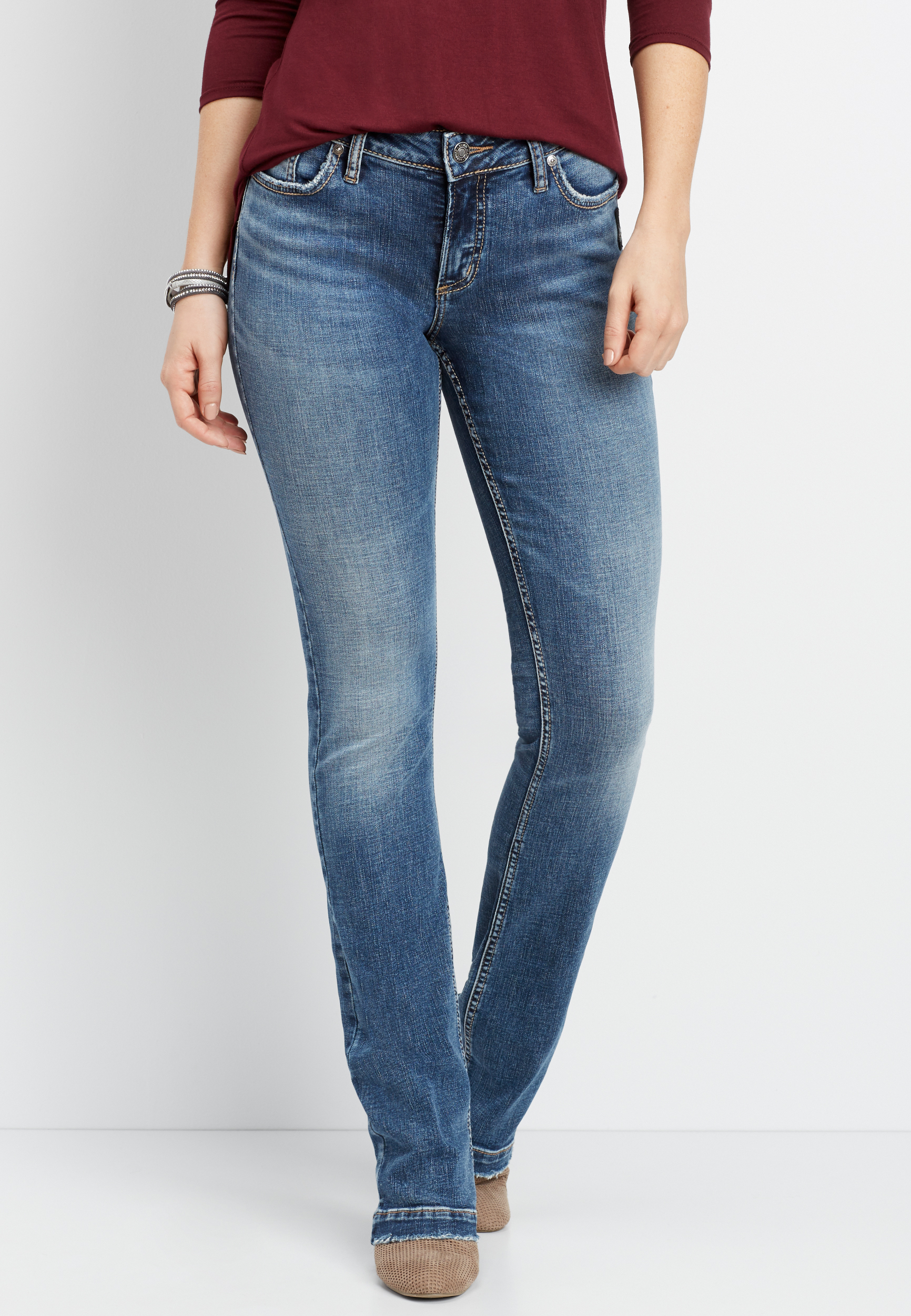 silver jeans co elyse slim bootcut jean