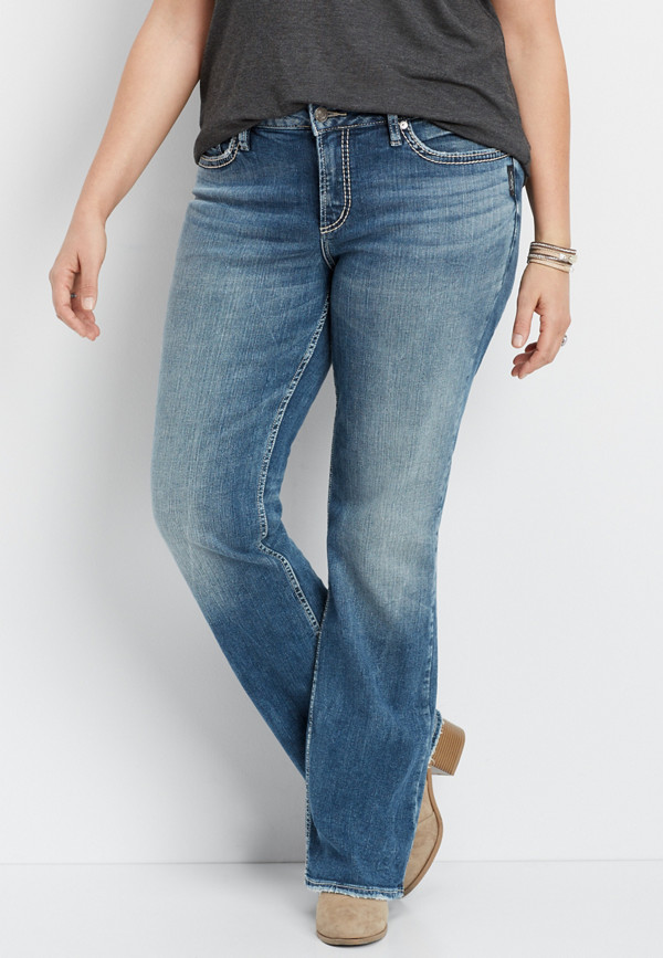 Plus Size Silver Jeans Co.® Suki Medium Wash Slim Boot Jean | maurices