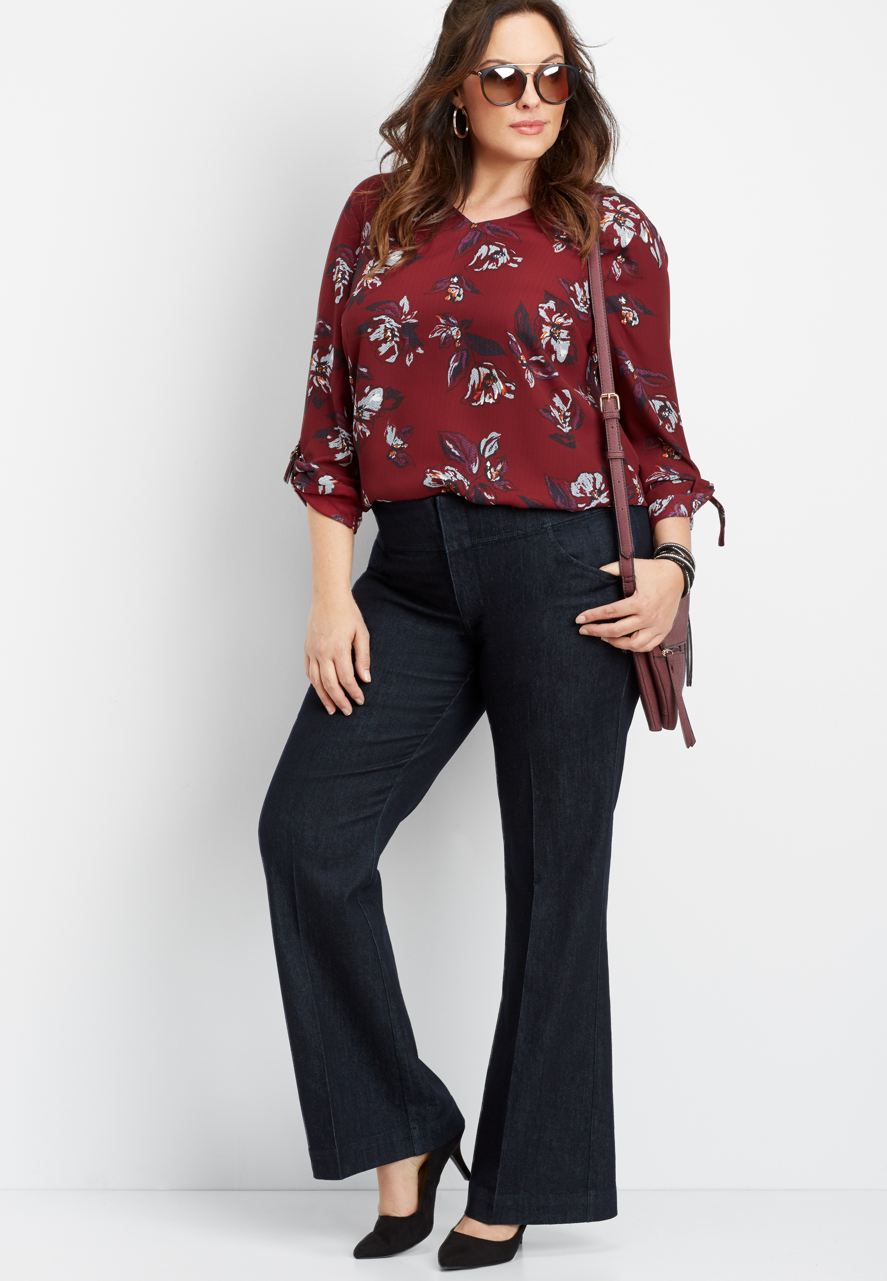 plus size trouser jean