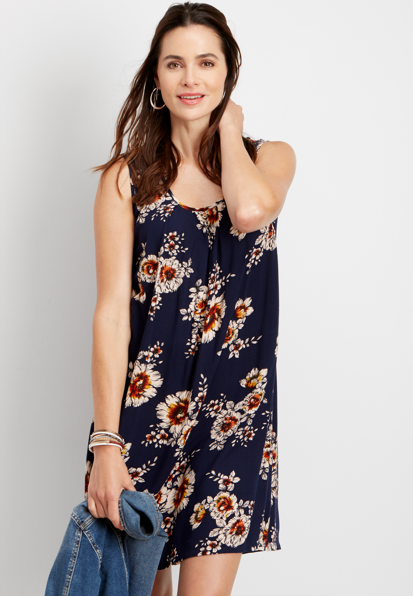 floral print shift dress | maurices