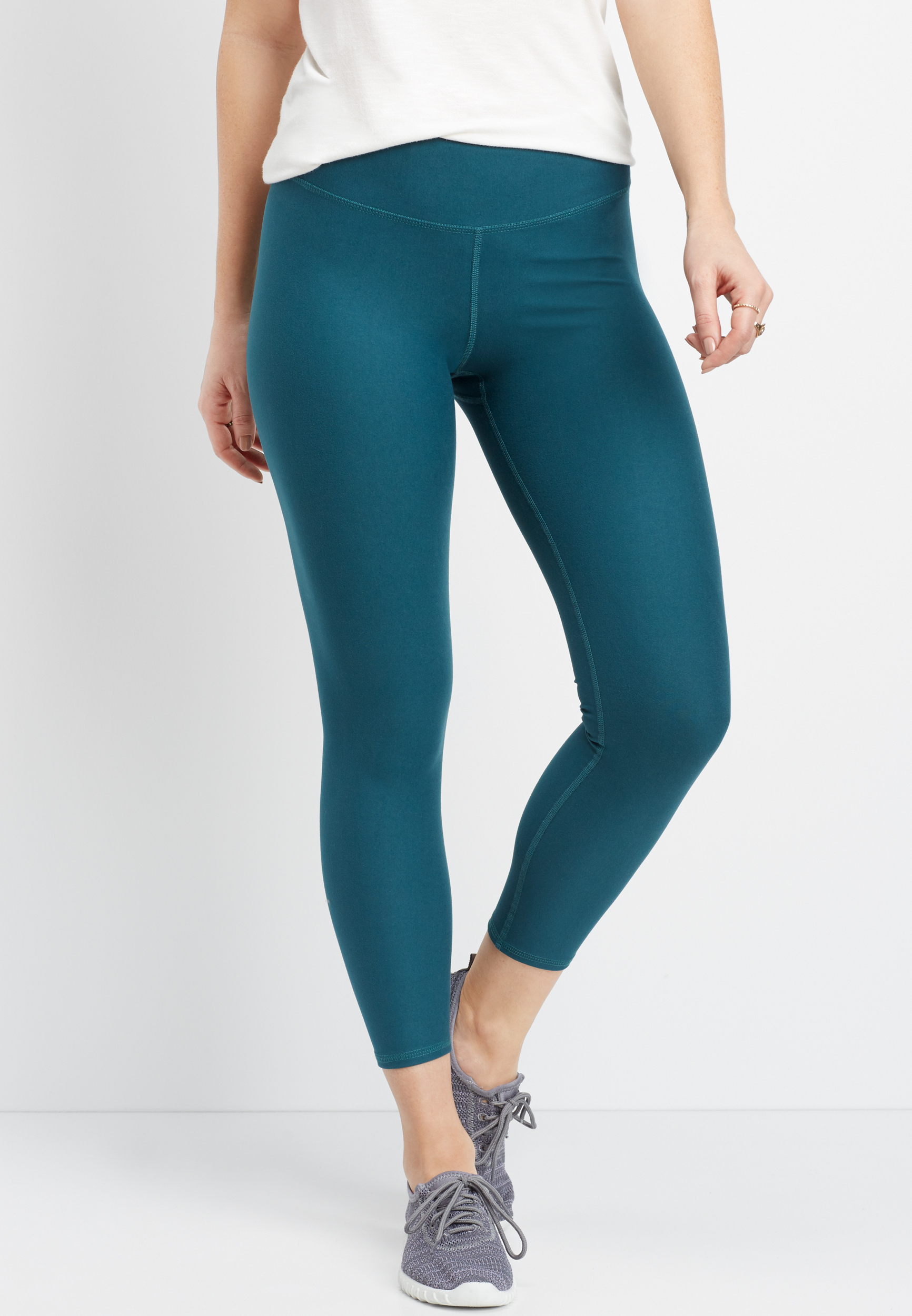 high rise 7/8 active legging | maurices