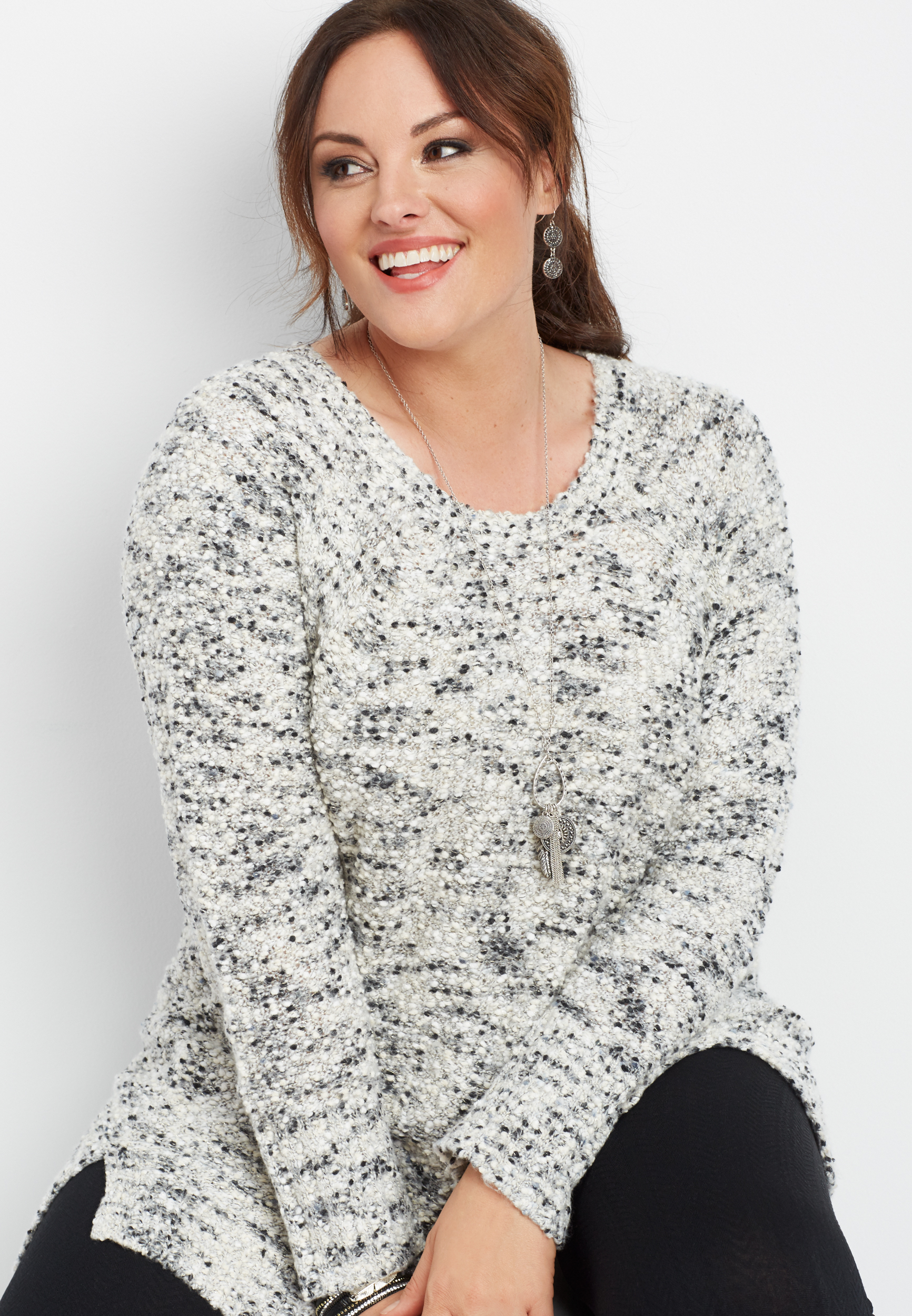 maurices plus size sweaters