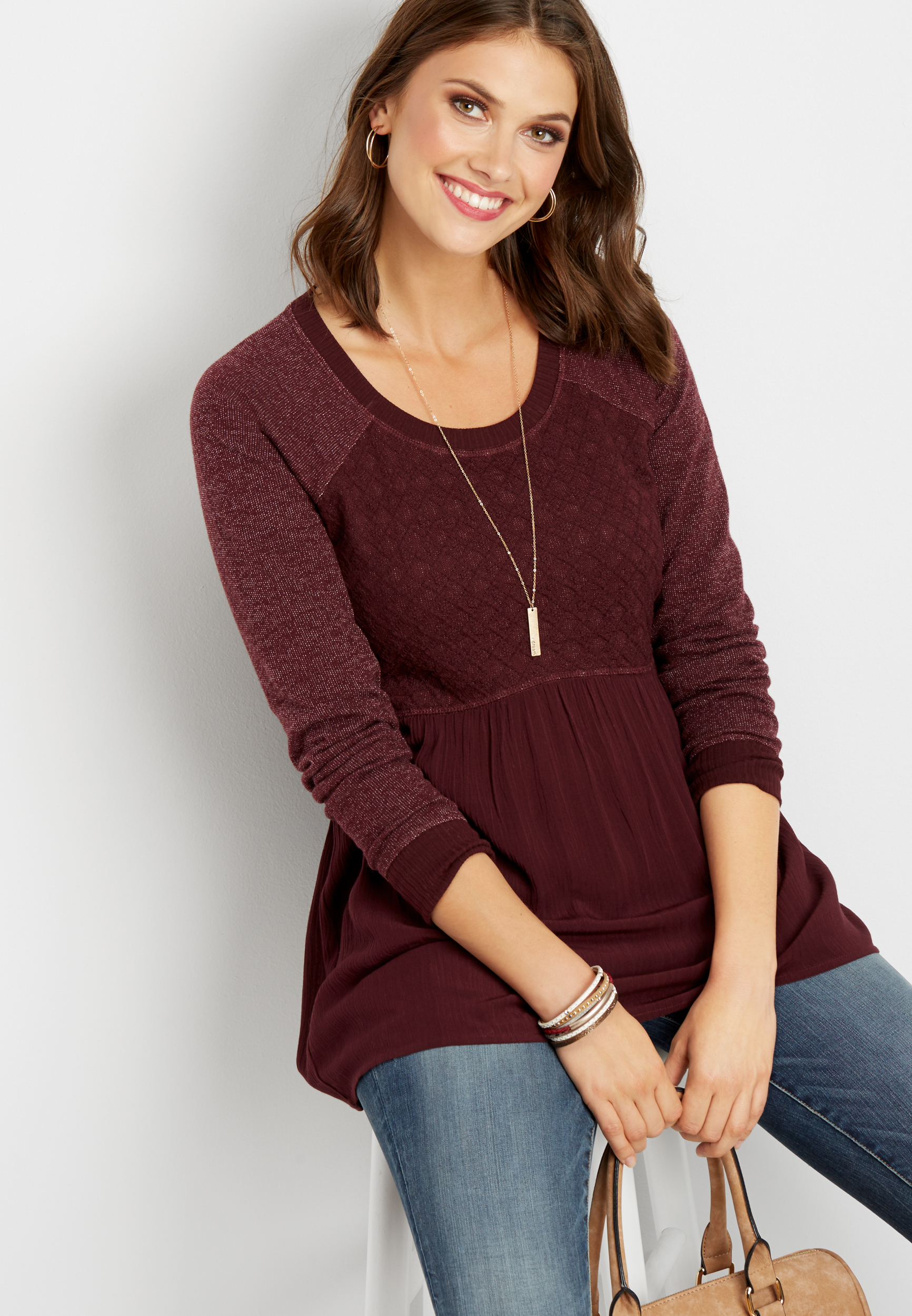 maurices long sleeve tops