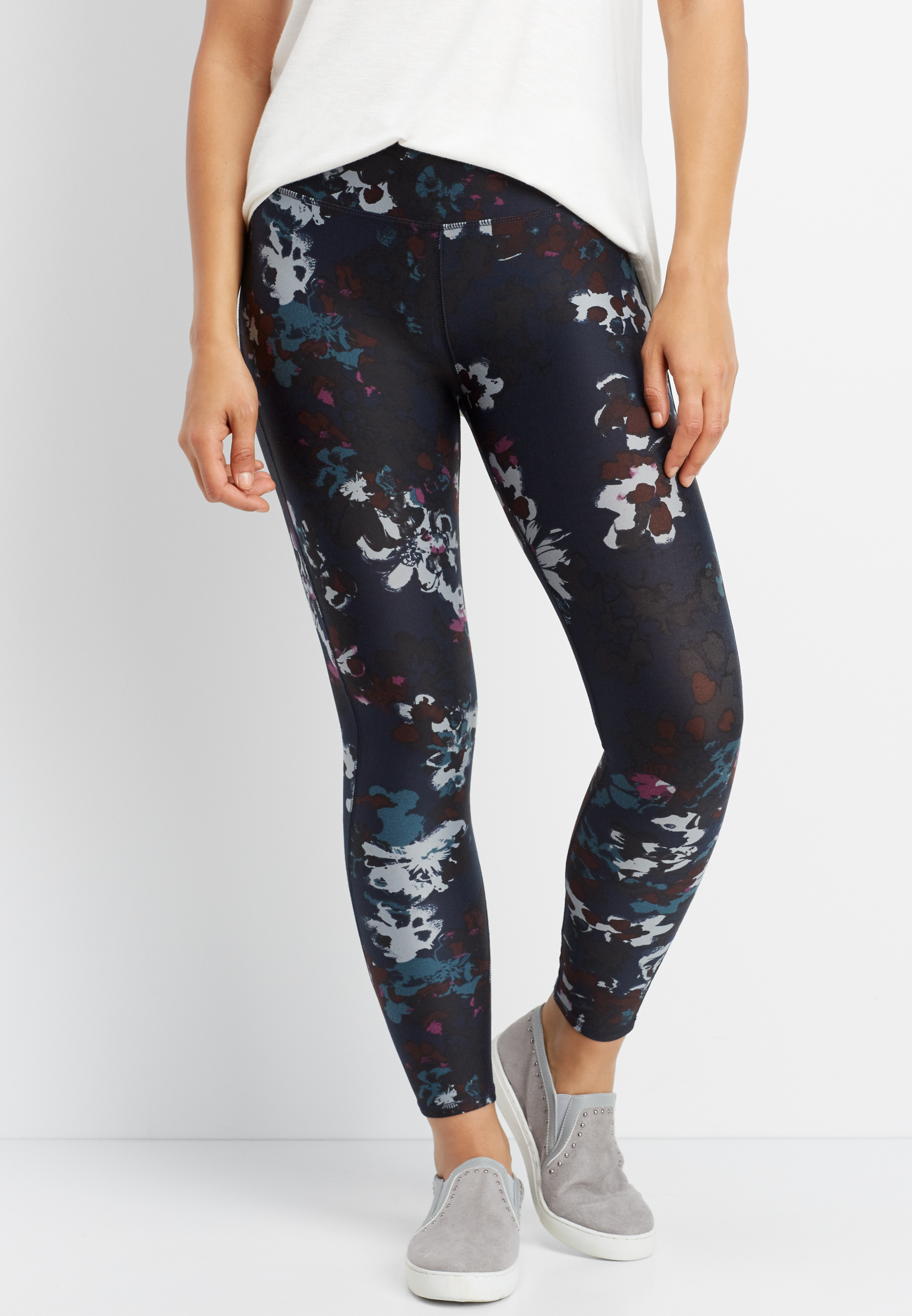 Floral Leggings Maurices Active Leggings Wild Things Leggings