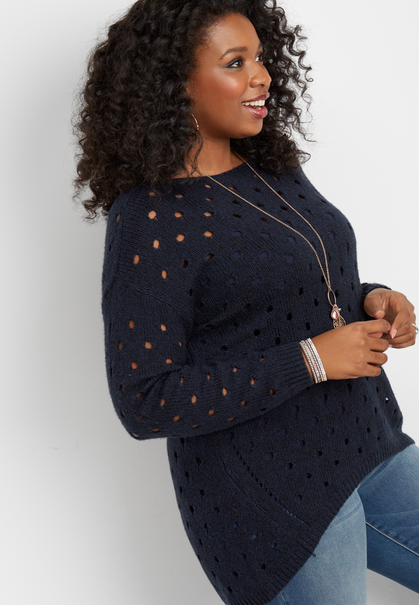 maurices plus size sweaters