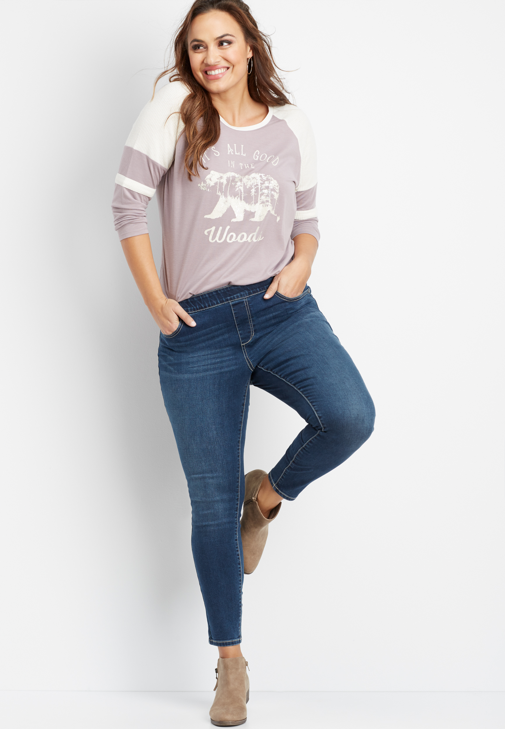 maurices denim flex jeggings