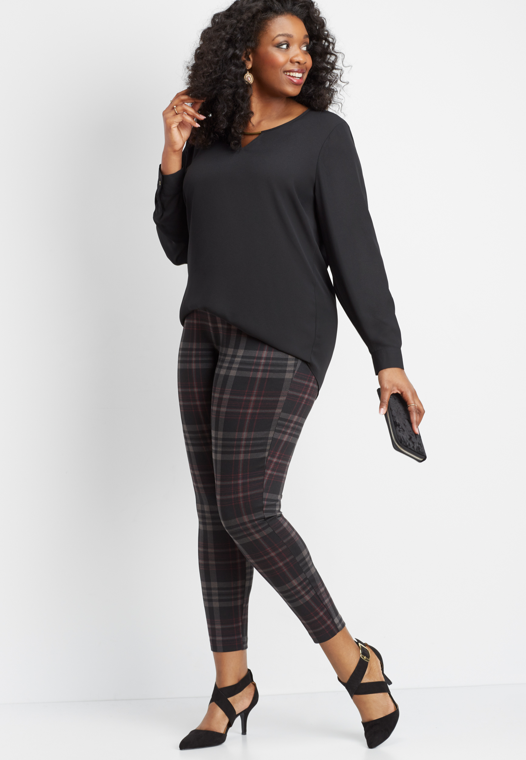 maurices plaid pants