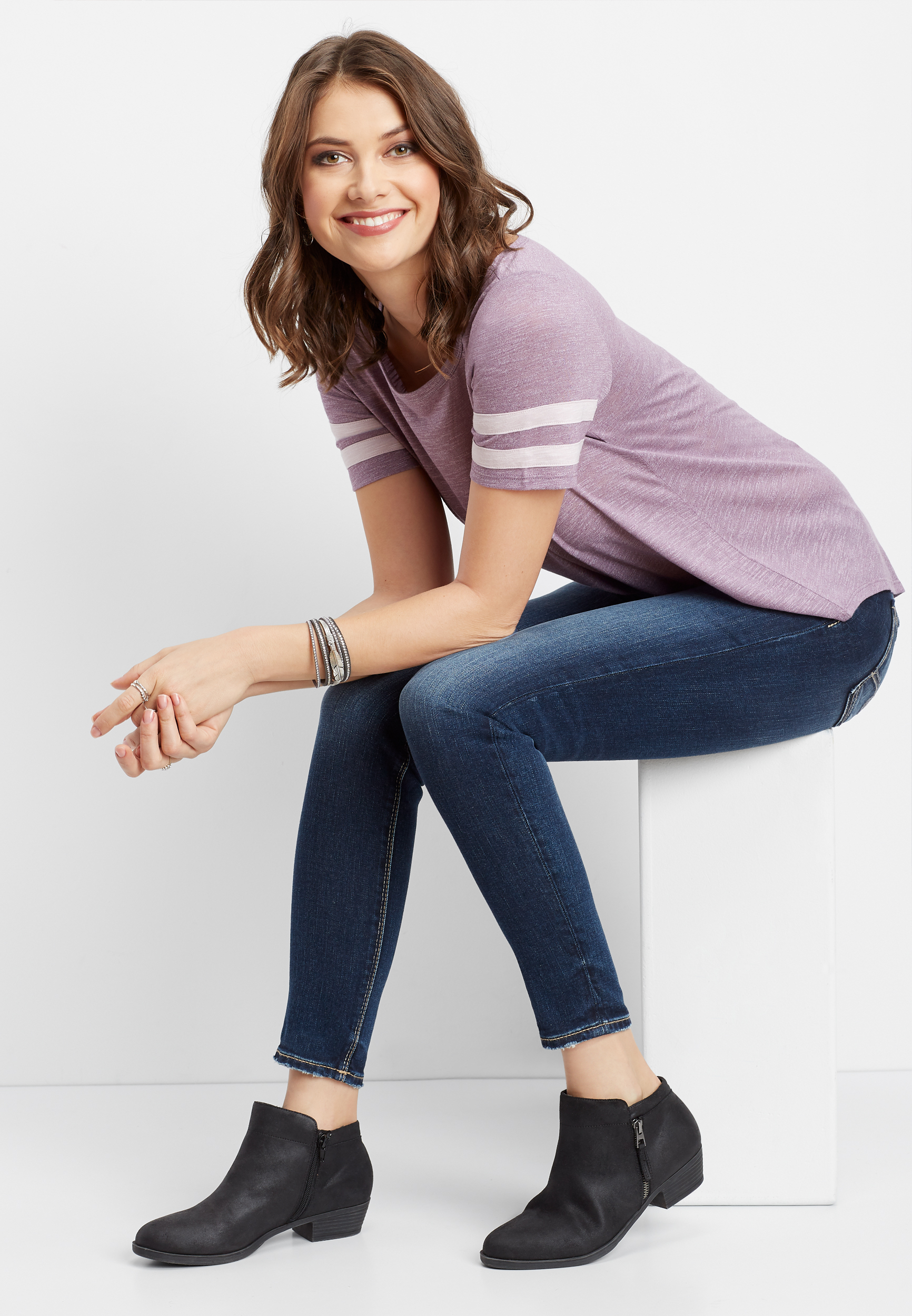 maurices silver jeans sale