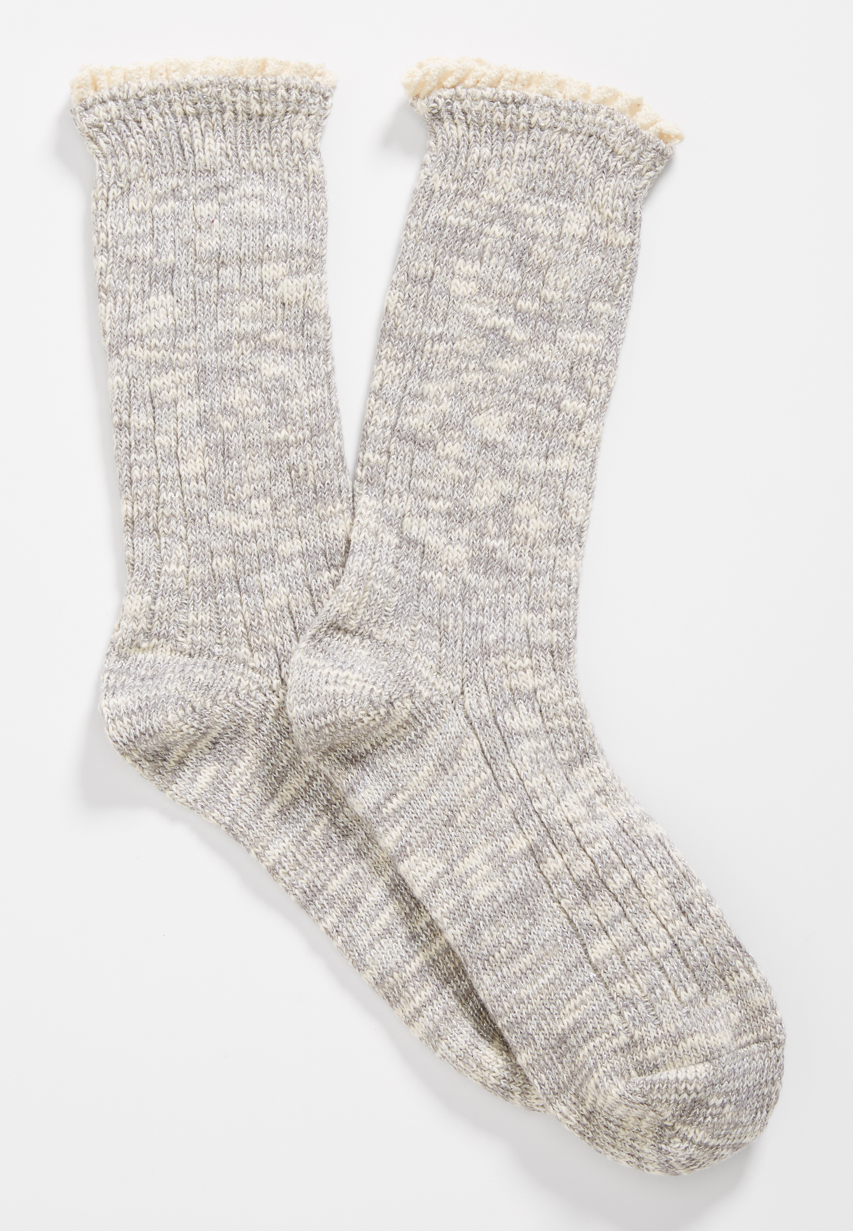 glitter lace crew socks maurices