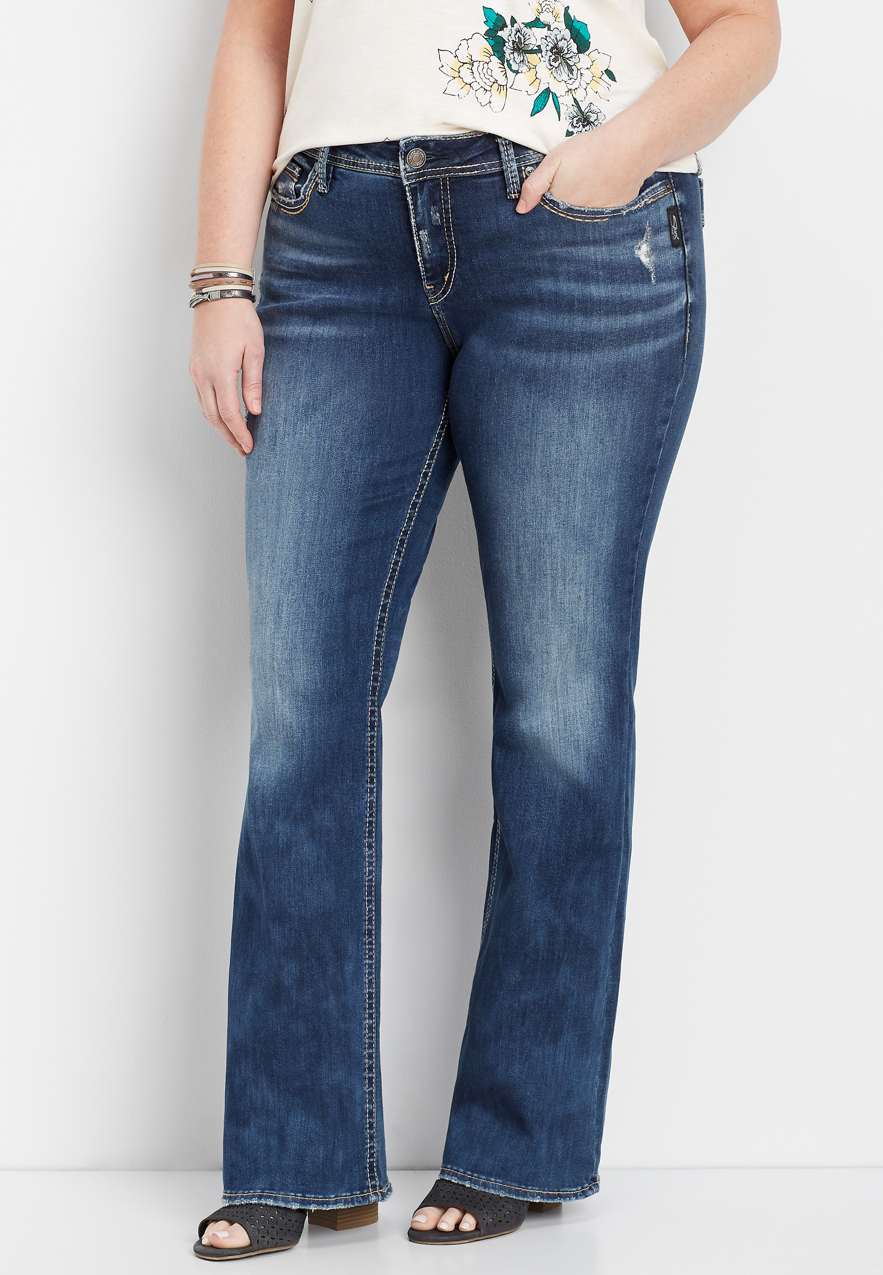 plus size jeans bootcut