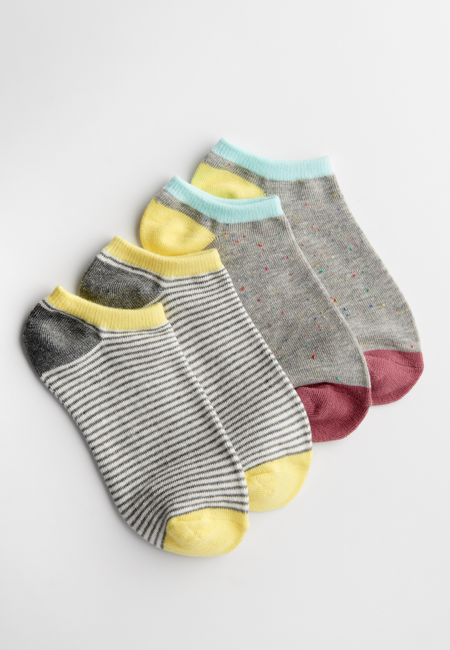 two pack patterned ankle socks | maurices