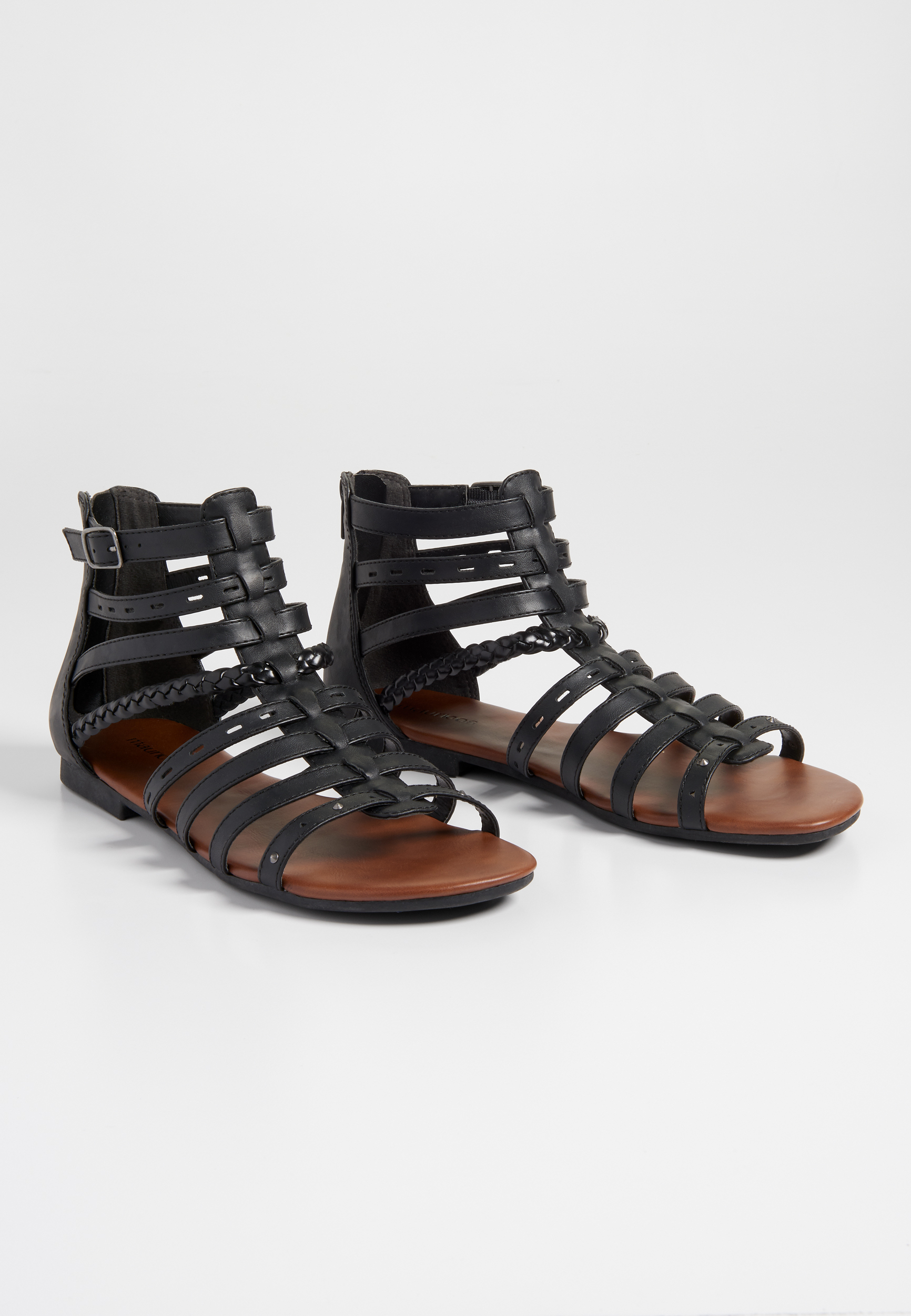 braided gladiator sandals