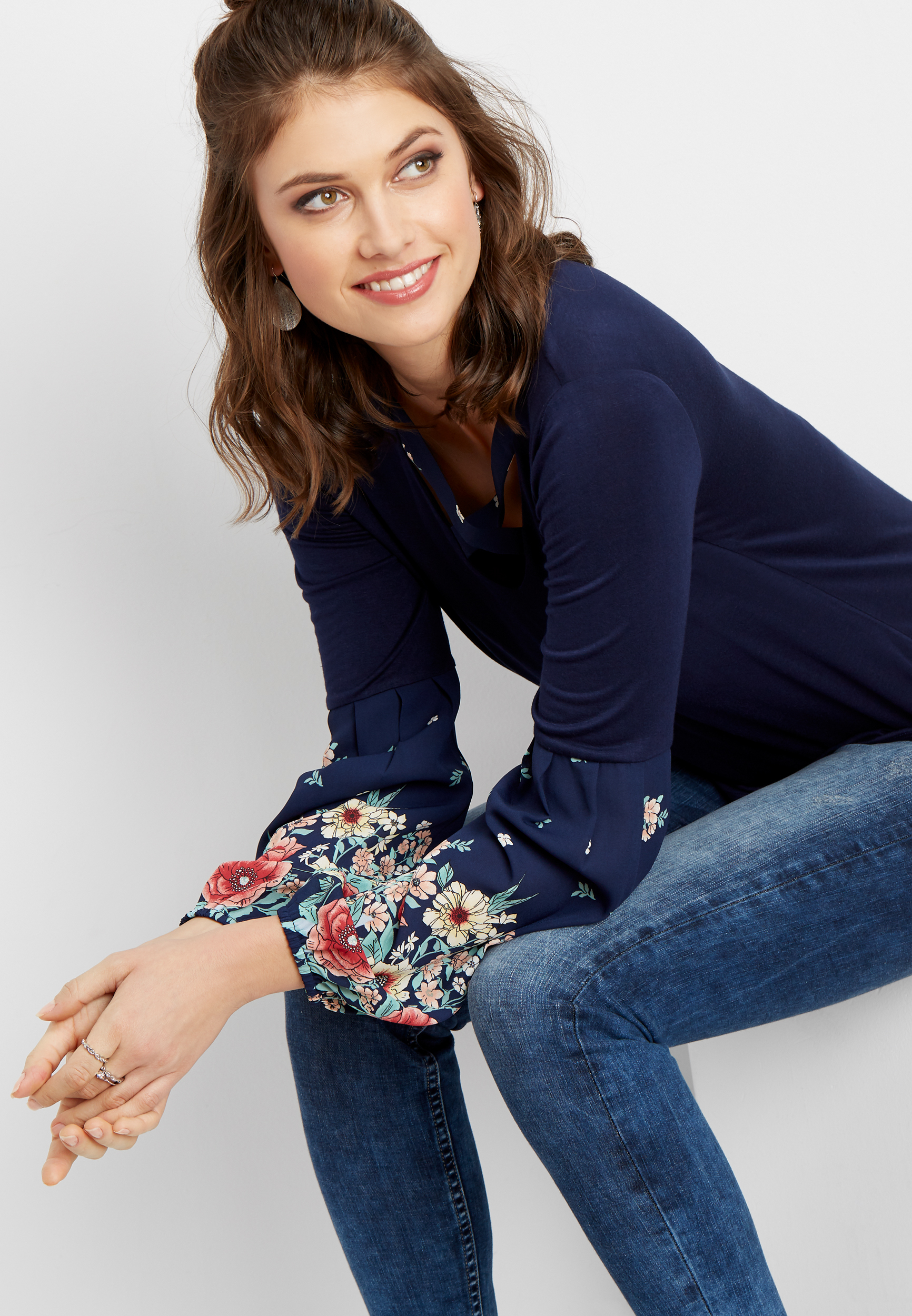 maurices floral top