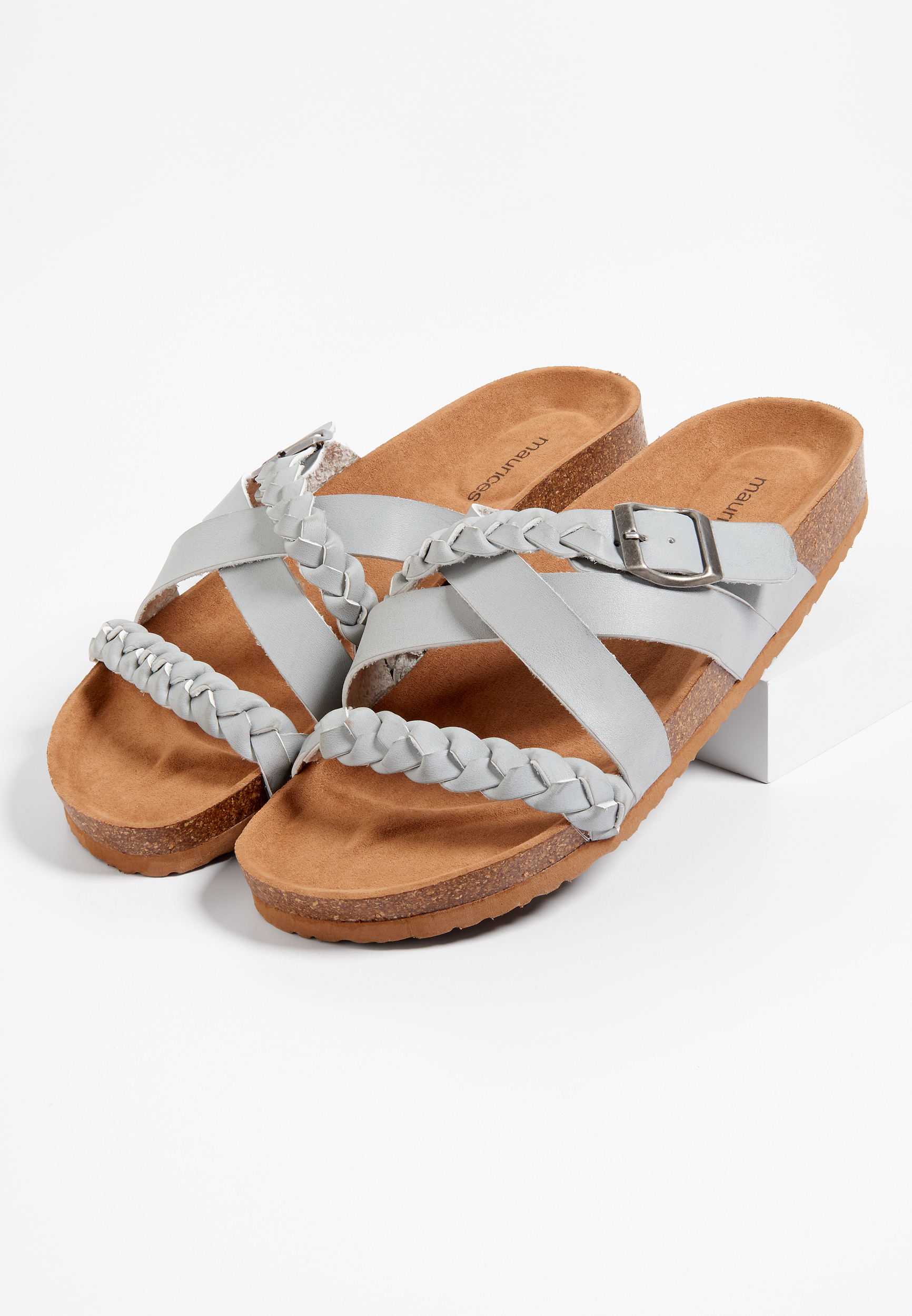 braided footbed sandals