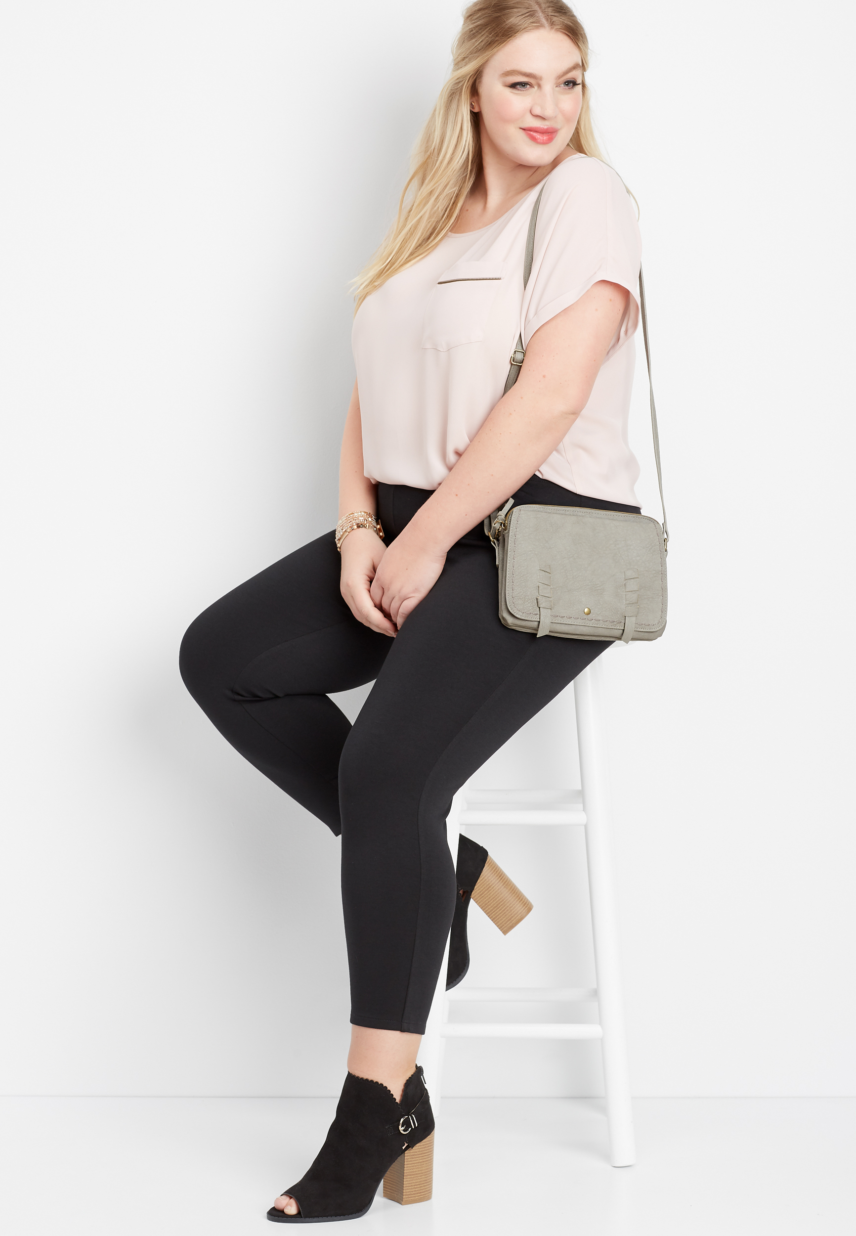 plus size crop pants