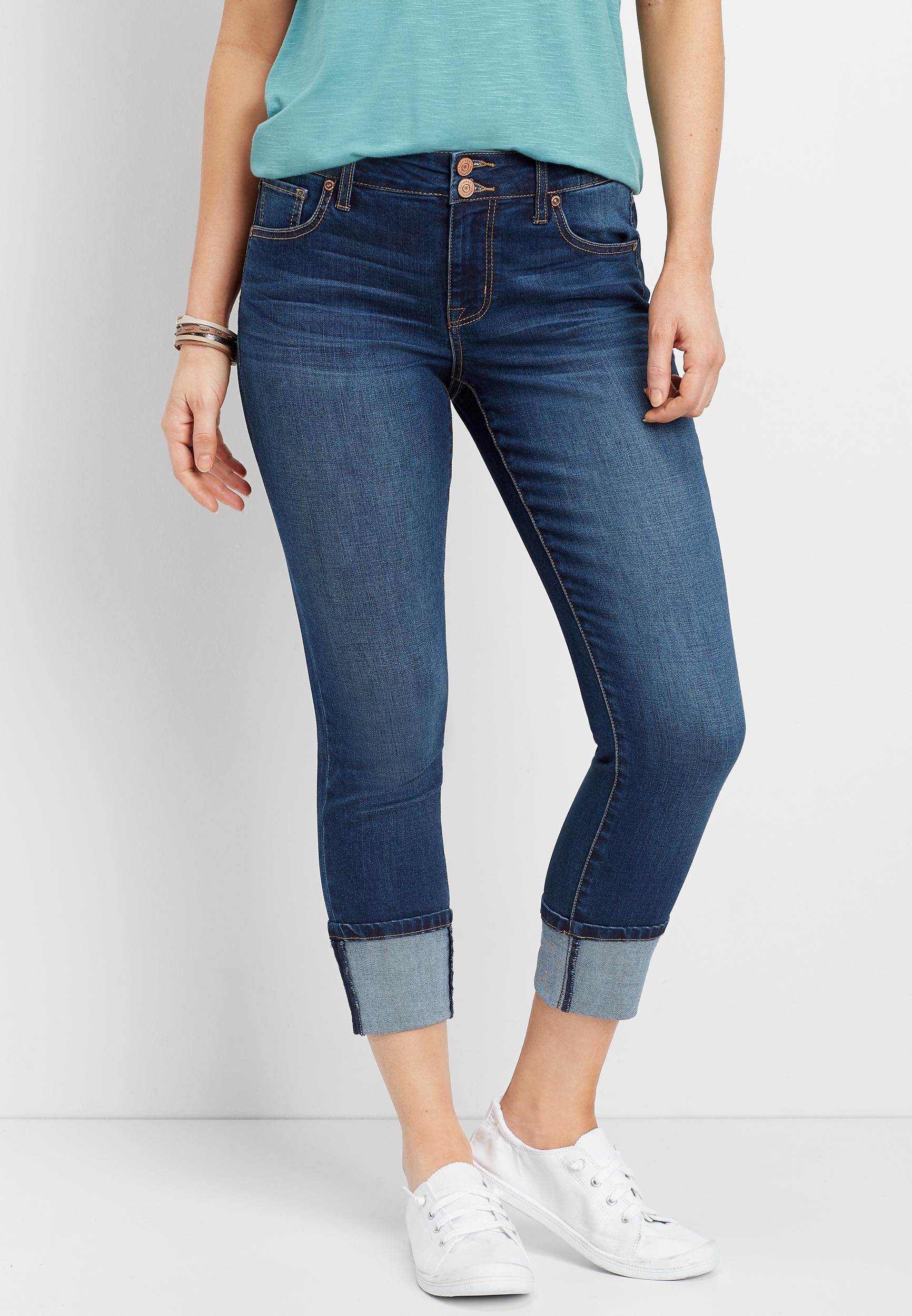 maurices cropped jeans