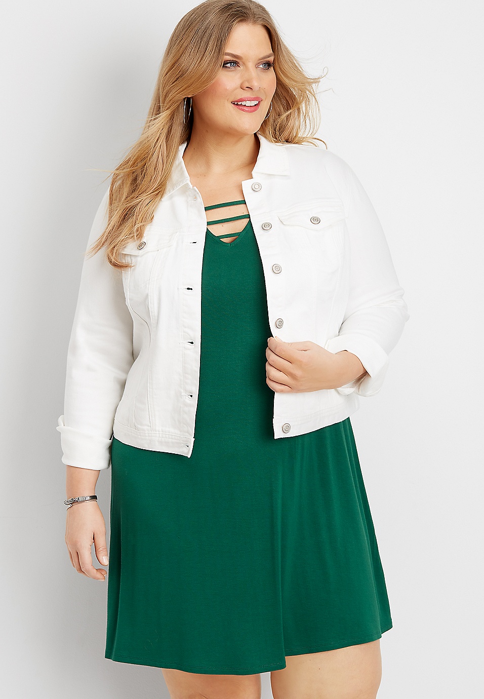 Featured image of post Colored Jean Jackets Plus Size - Plus size winter jackets, outerwear, &amp; coats.