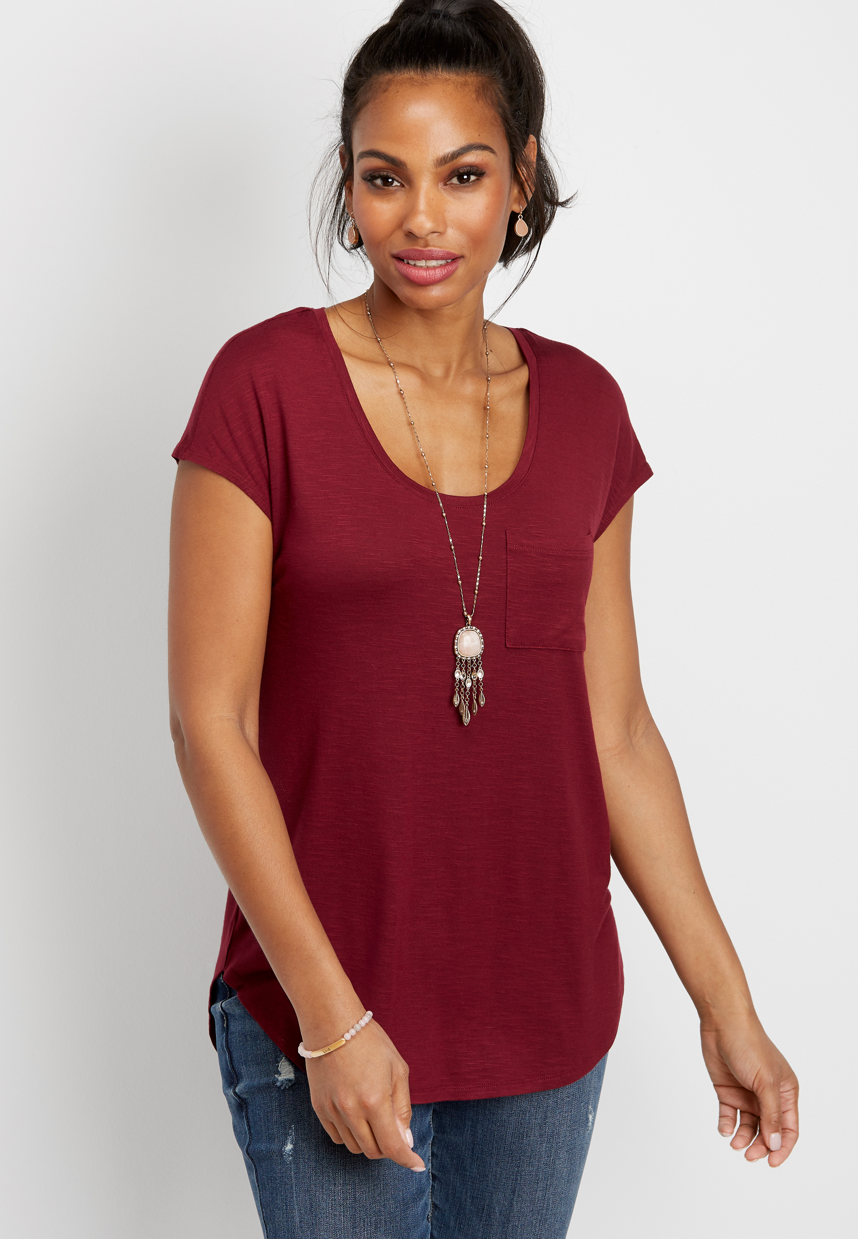 24/7 solid dolman tee | maurices