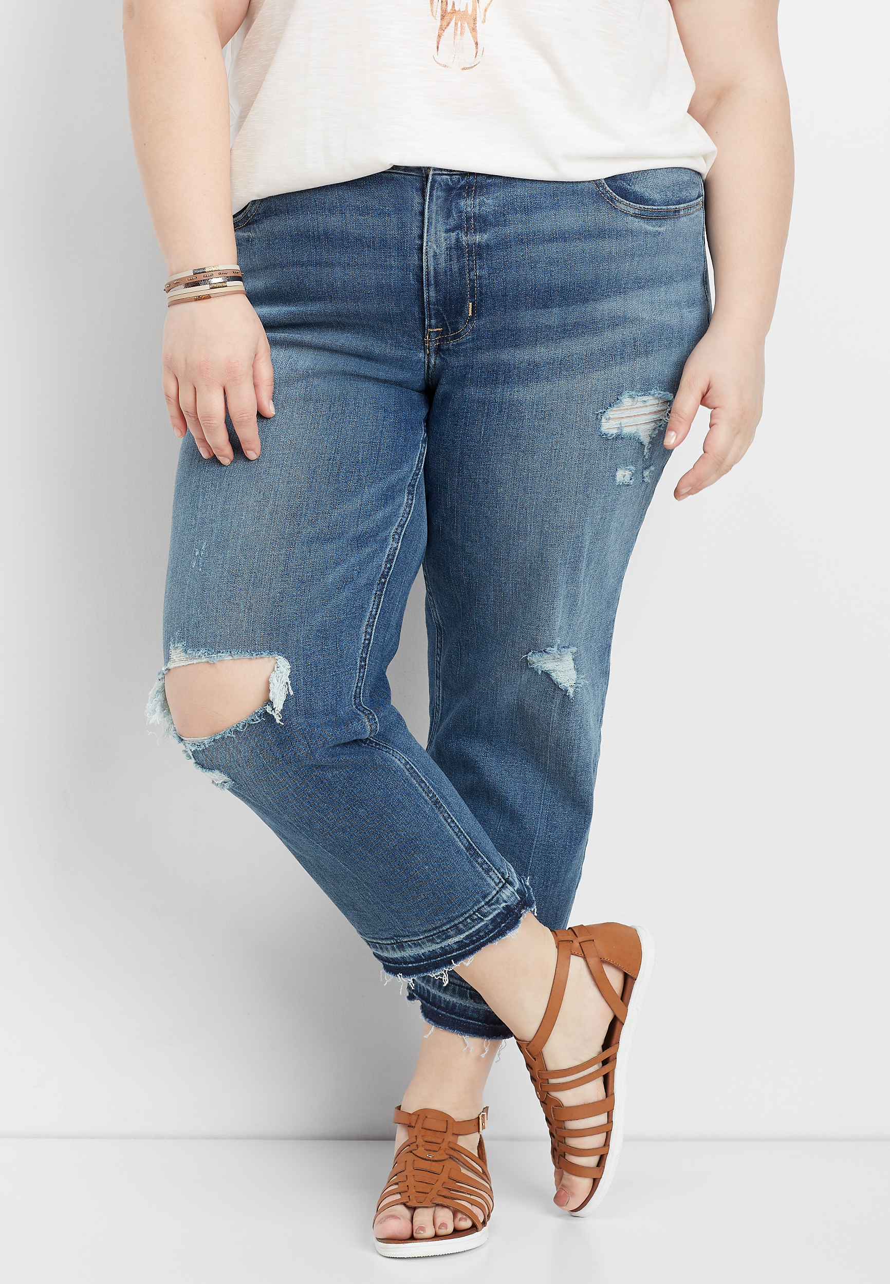maurices cropped jeans