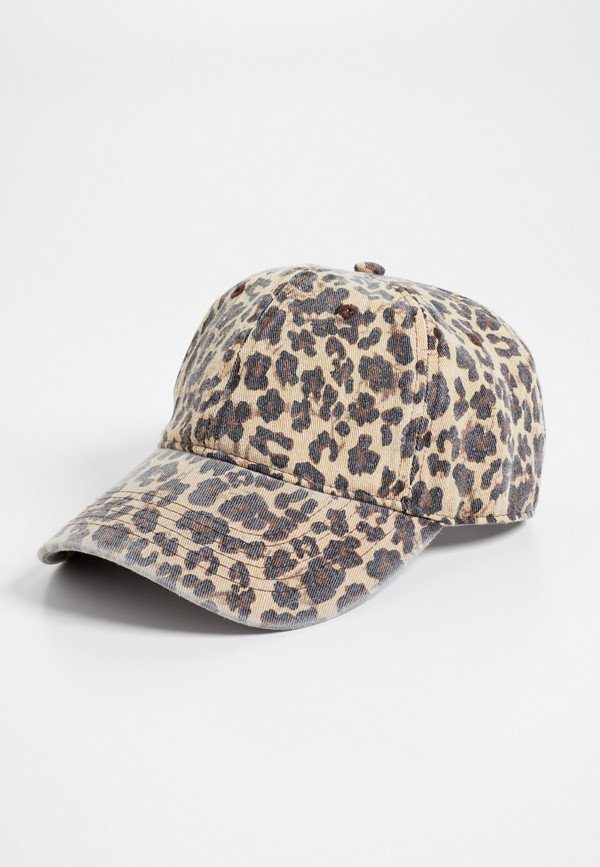 leopard print baseball hat | maurices