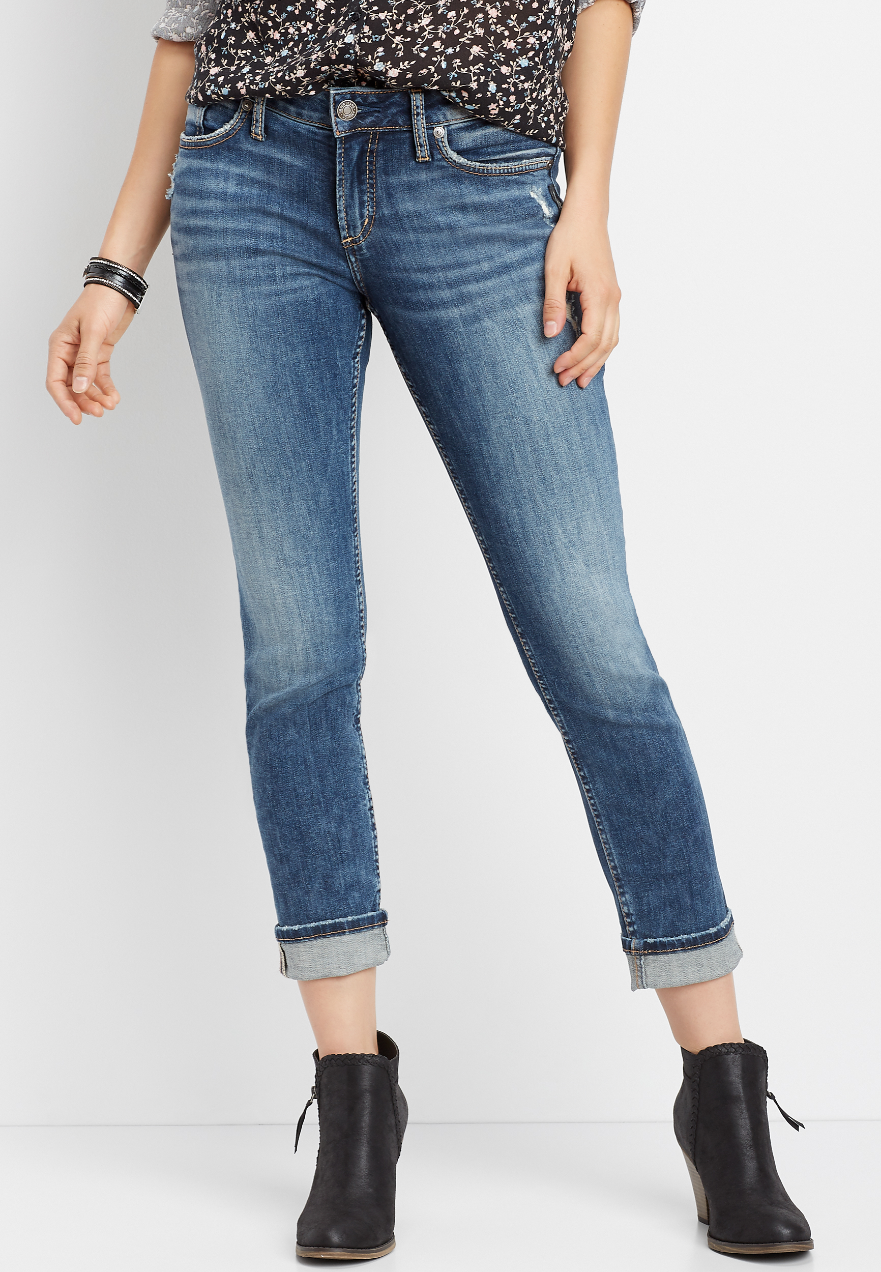 silver trouser jeans