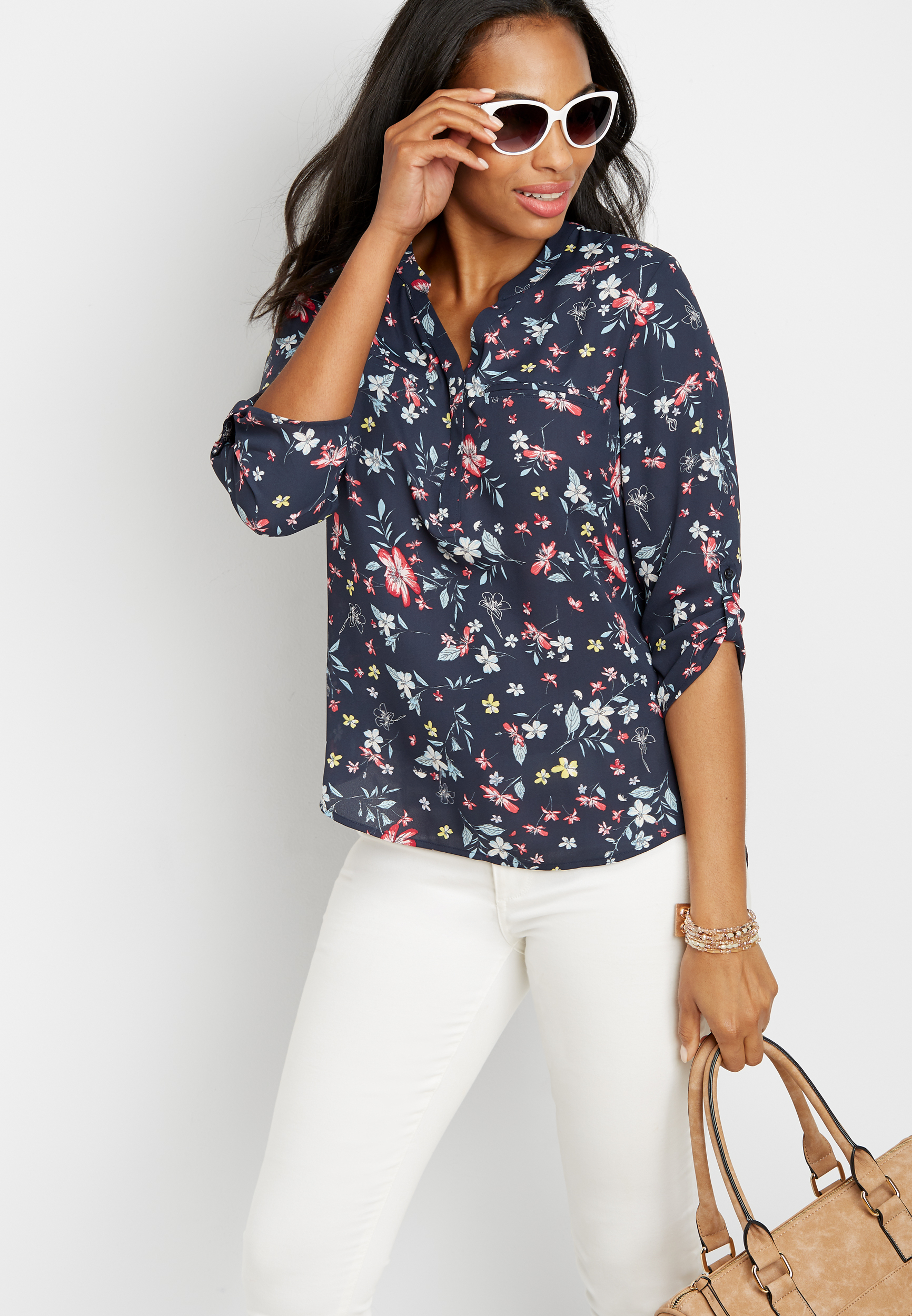 maurices floral top