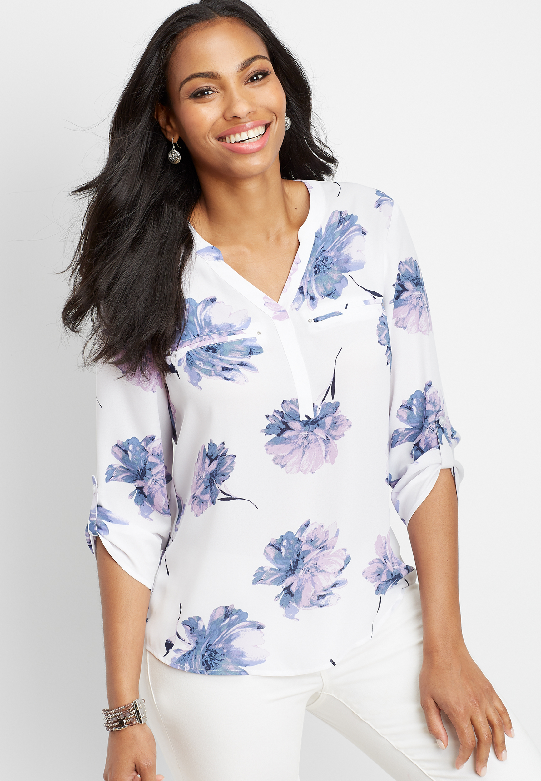maurices floral top