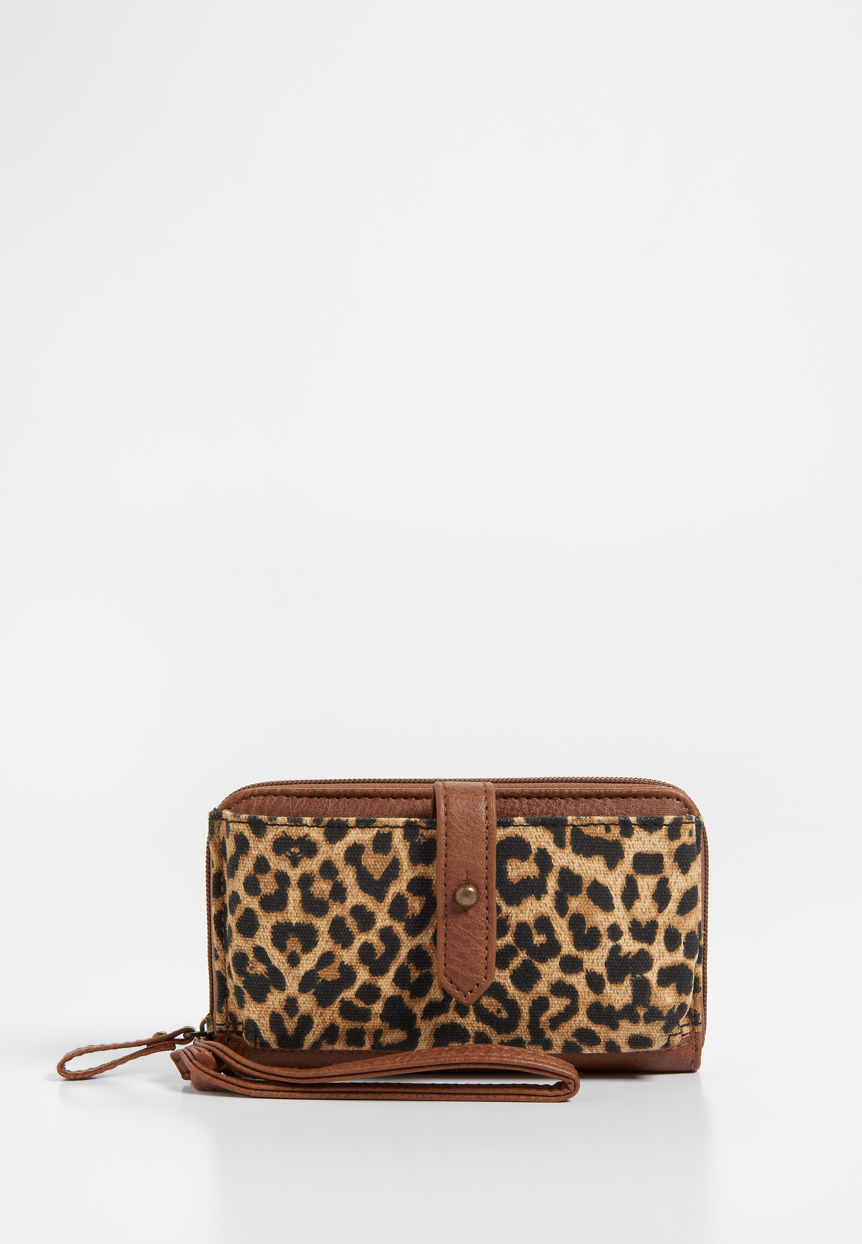 leopard print phone bag