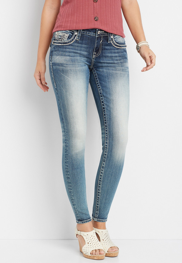 Vigoss® embellished pocket skinny jean | maurices