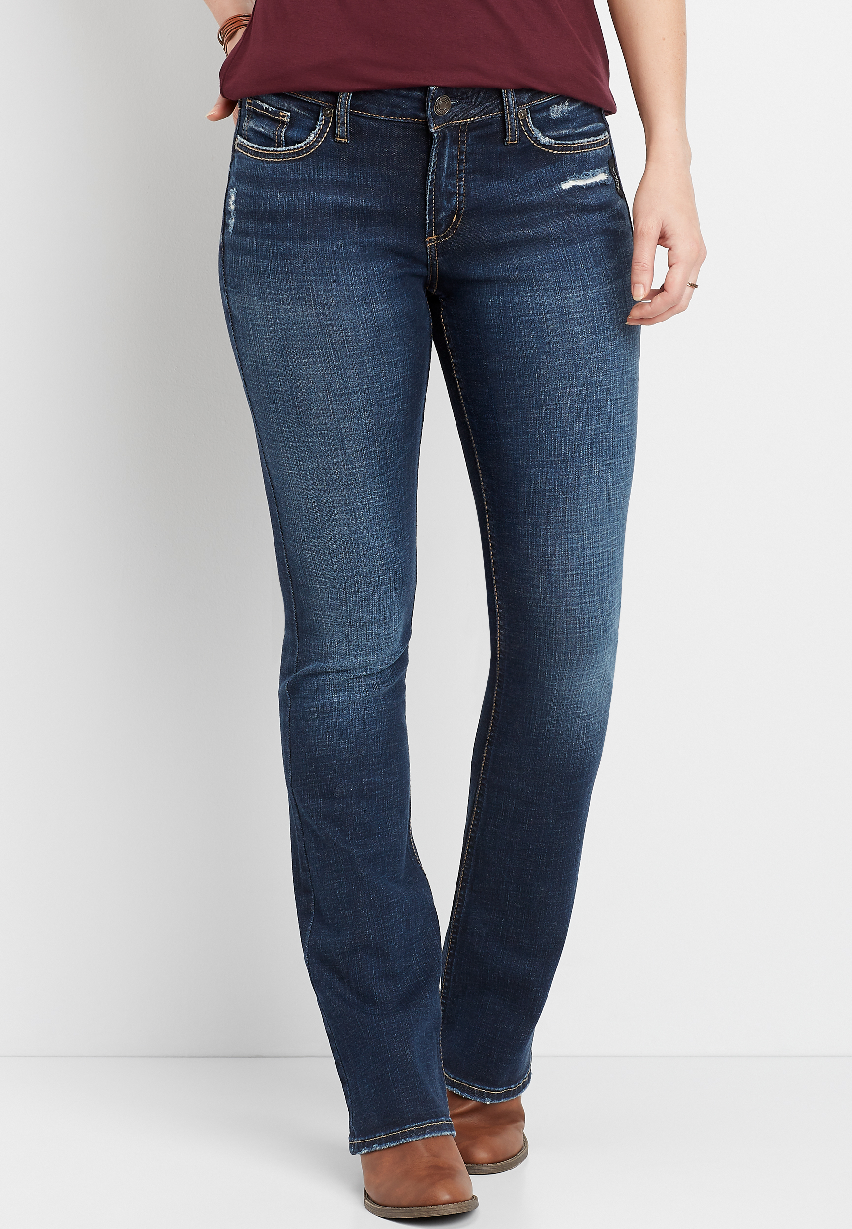 Silver Jeans Co.® Elyse slim bootcut jean | maurices