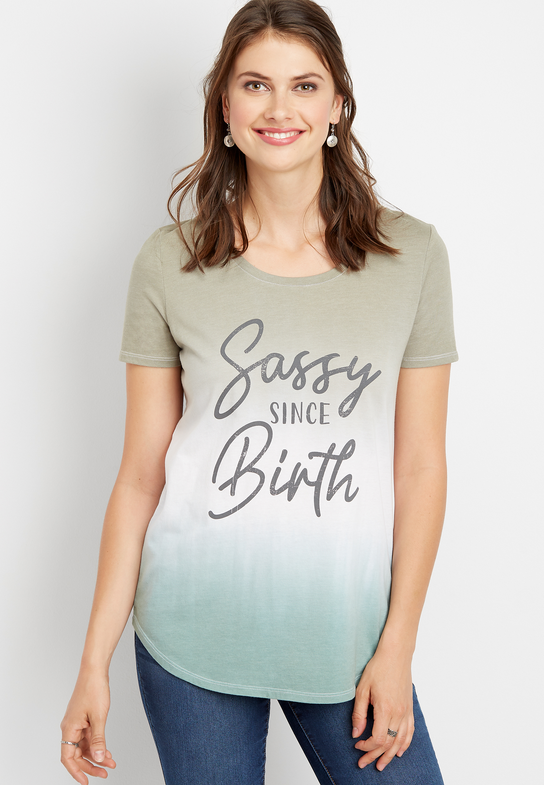 sassy since birth graphic tee | maurices